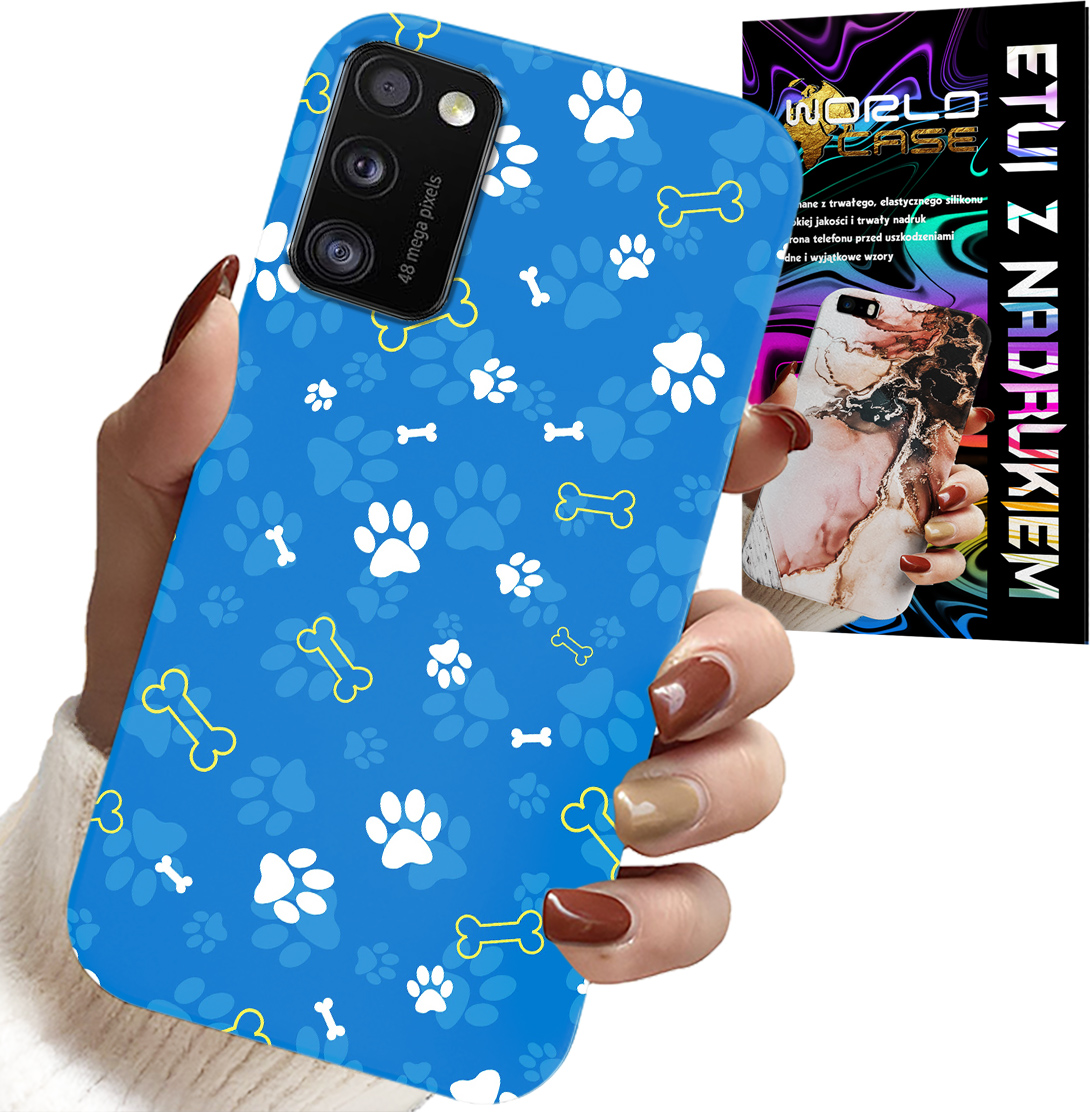 ETUI DO XIAOMI POCO M3 - ŁAPKI KOŚCI PIES PATROL WZORY DLA DZIECI