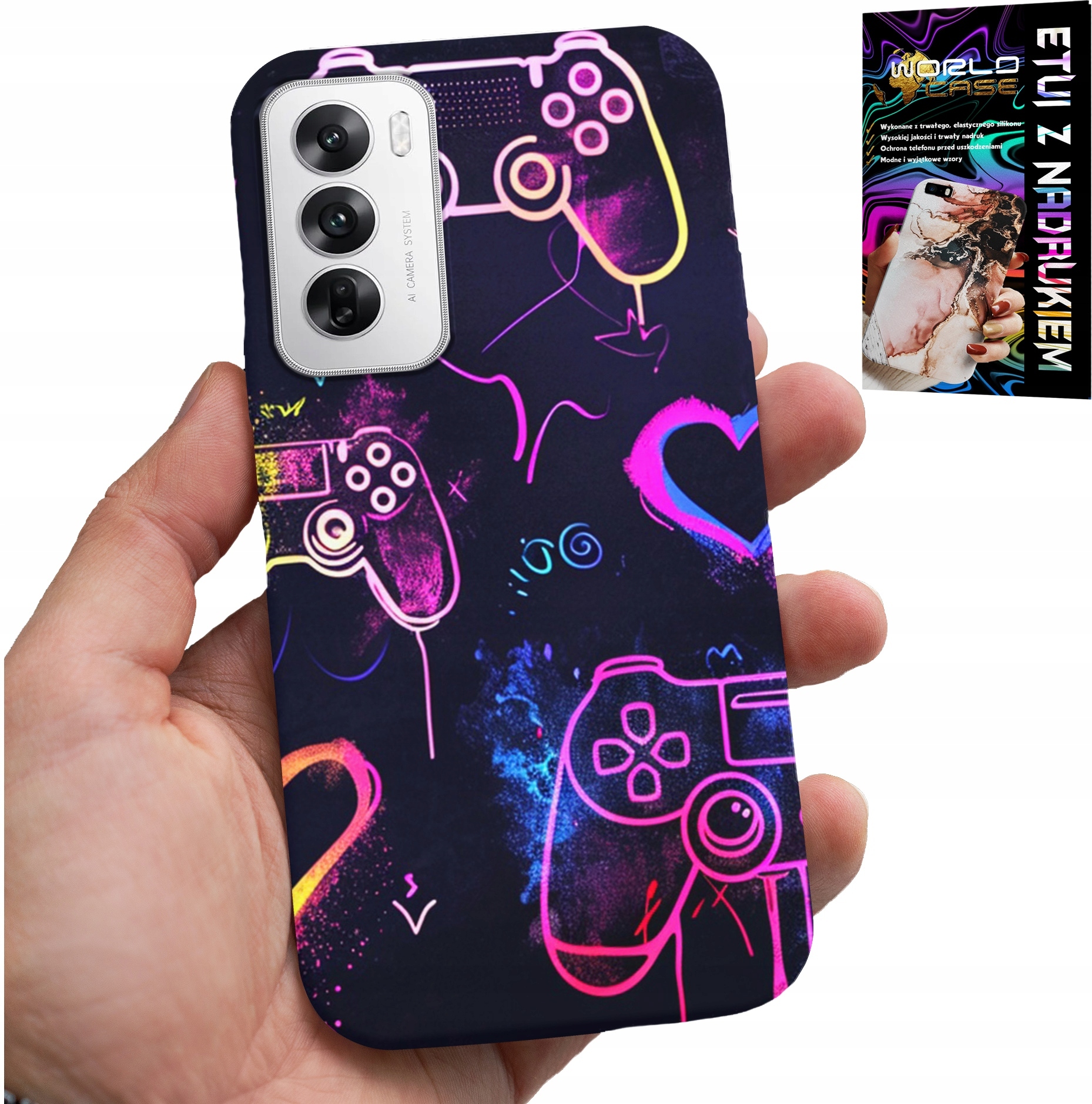 ETUI DO OPPO RENO12 5G - CASE DLA GRACZA, GRA, WZORY DLA GAMERA