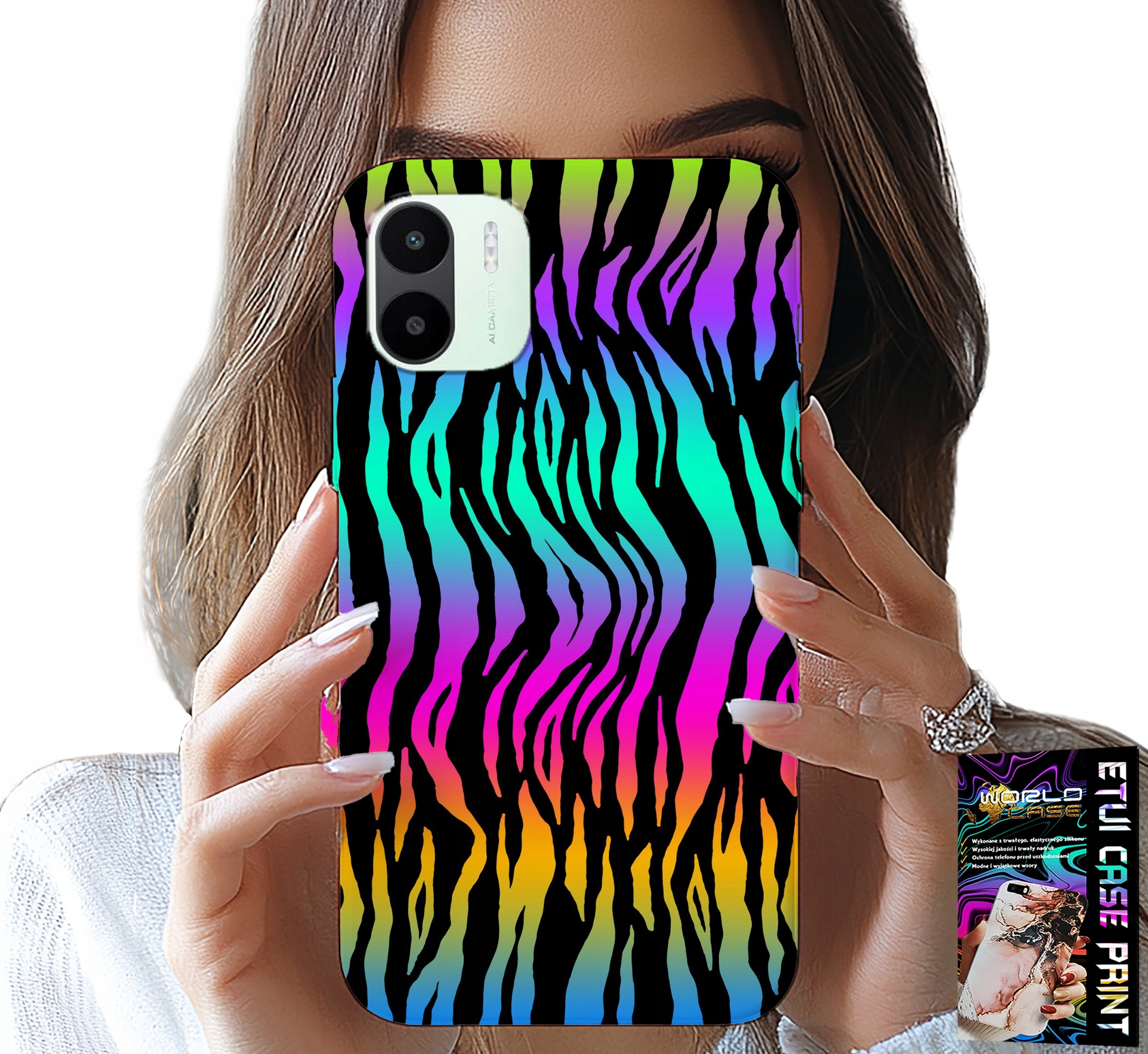 ETUI DO XIAOMI REDMI A2 - ABSTRAKCYJNE KOLOROWE WZORY CASE + FOLIA