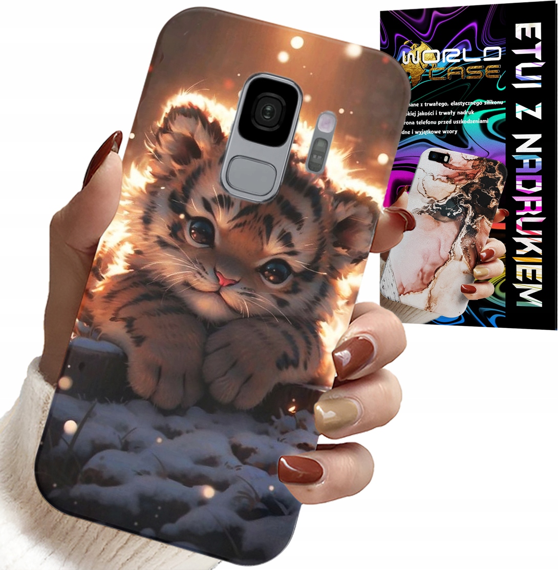 ETUI DO SAMSUNG GALAXY S9 - Z NADRUKIEM SŁODKI TYGRYSEK OBUDOWA CASE