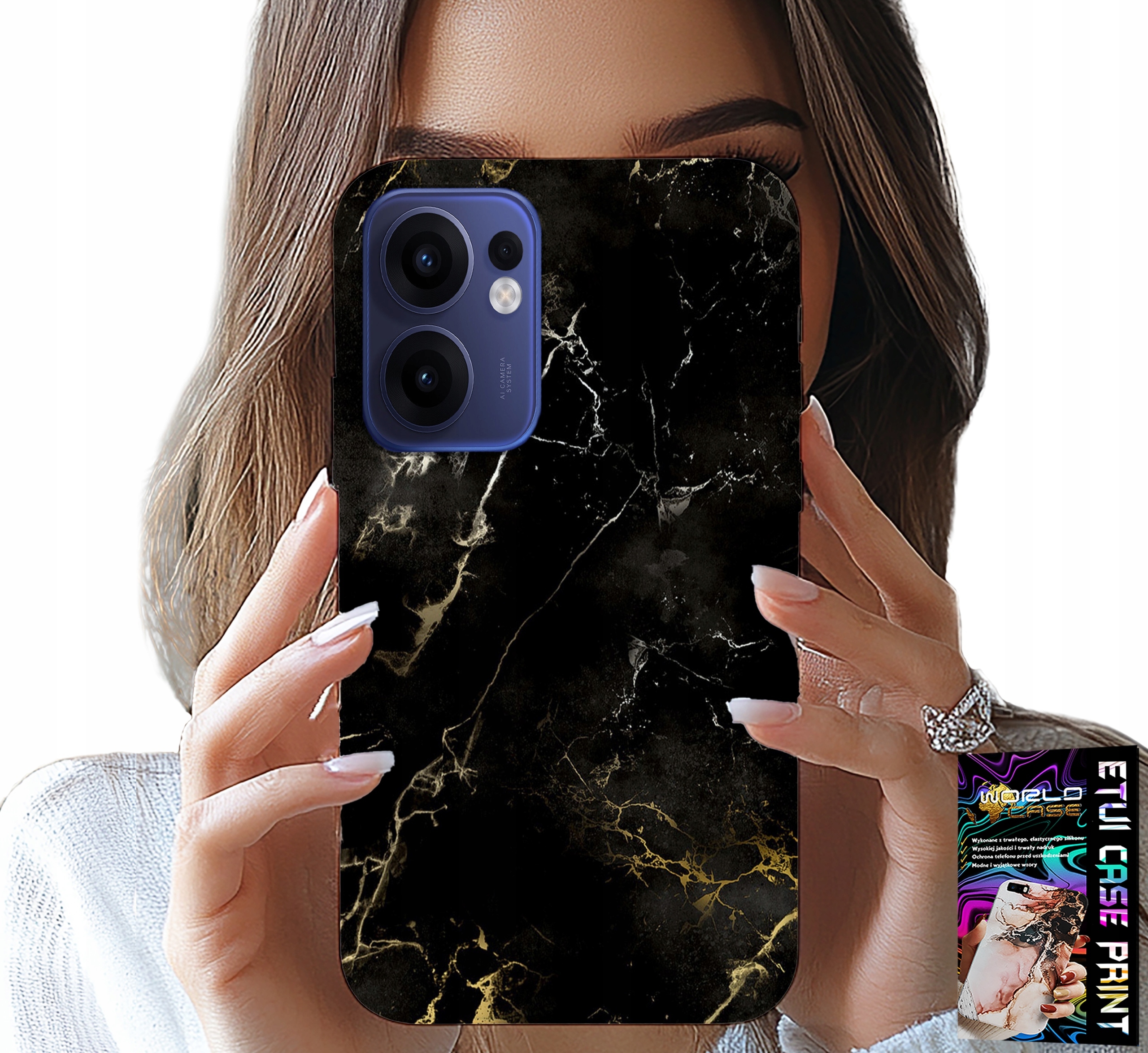 ETUI DO OPPO FIND X5 LITE - KAMIENNE ELEGANCKIE WZORY FUTERAŁ CASE