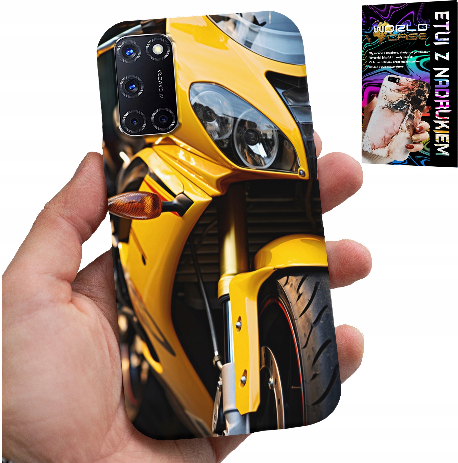 ETUI DO OPPO A52 - MOTOR MOTOCYKL FAN OBUDOWA CASE PLECKI