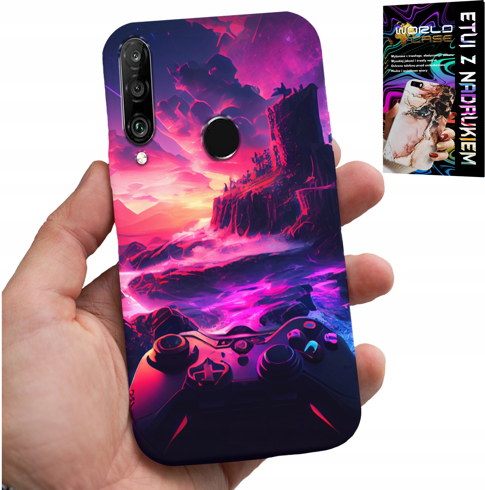 ETUI DO HUAWEI P30 LITE - CASE DLA GRACZA, WZORY Z GIER, PREZENT