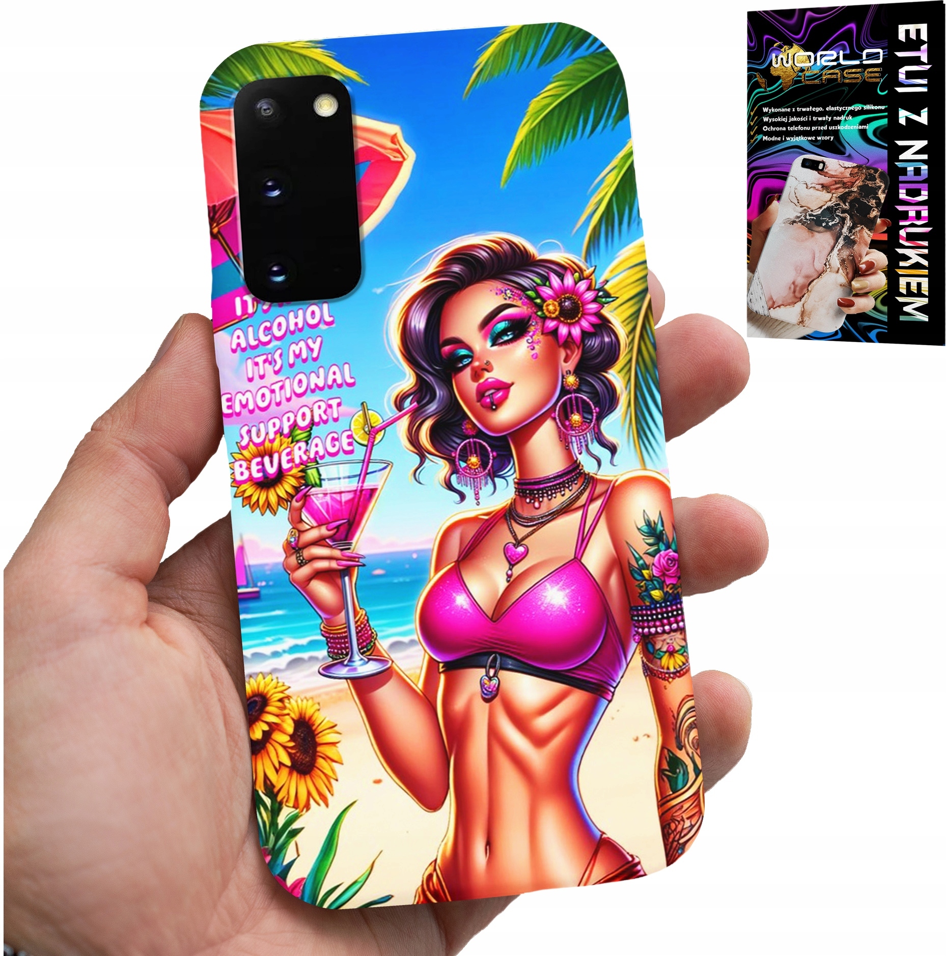 ETUI DO SAMSUNG GALAXY S20 - IT'S NOT ALCOHOL IT'S MY EMOTIONAL CASE