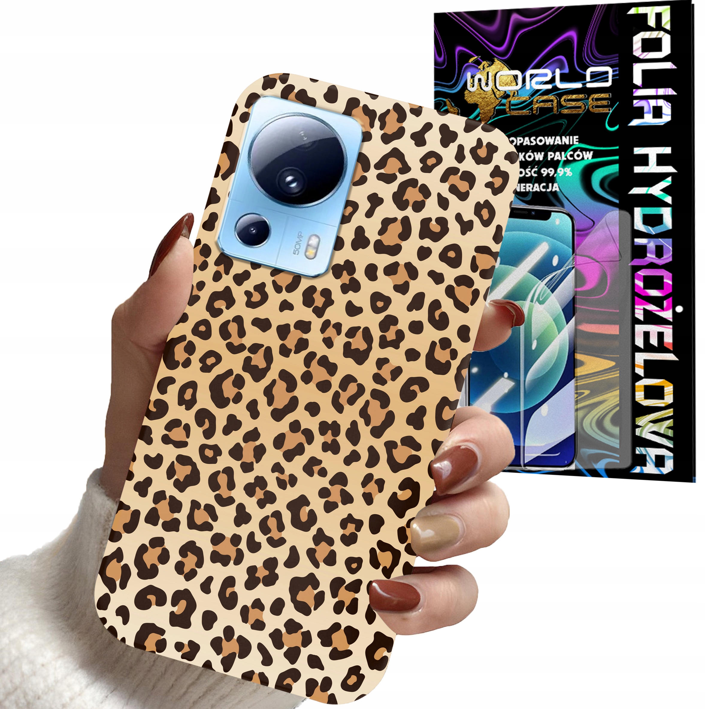 ETUI CASE DO XIAOMI 13 LITE - PANTERKA WZORKI MODNE WZORY DLA KOBIET +FOLIA