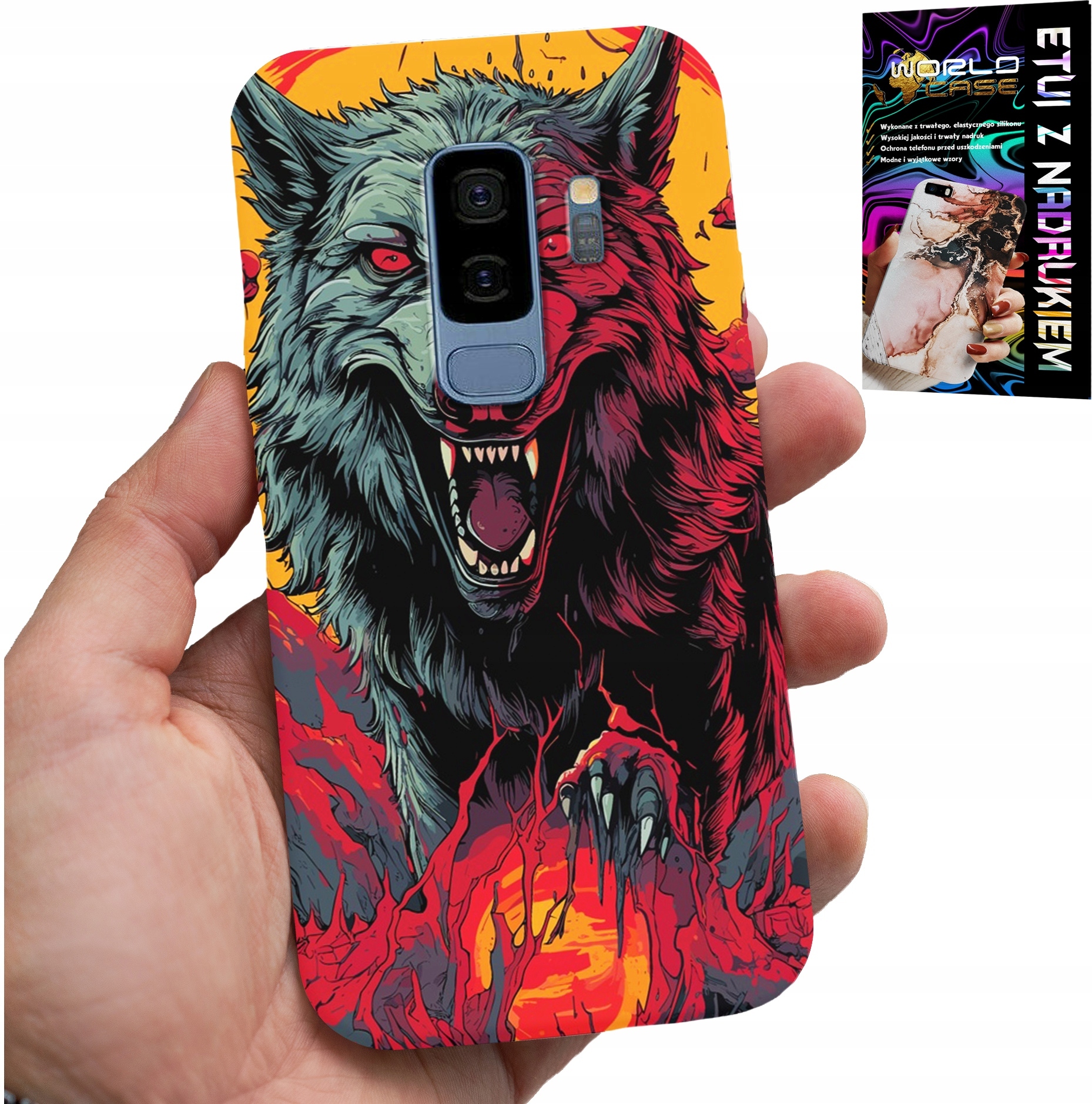 ETUI DO SAMSUNG GALAXY S9 PLUS - WILK WILKI WATAHA SUPER WZORY CASE + FOLIA