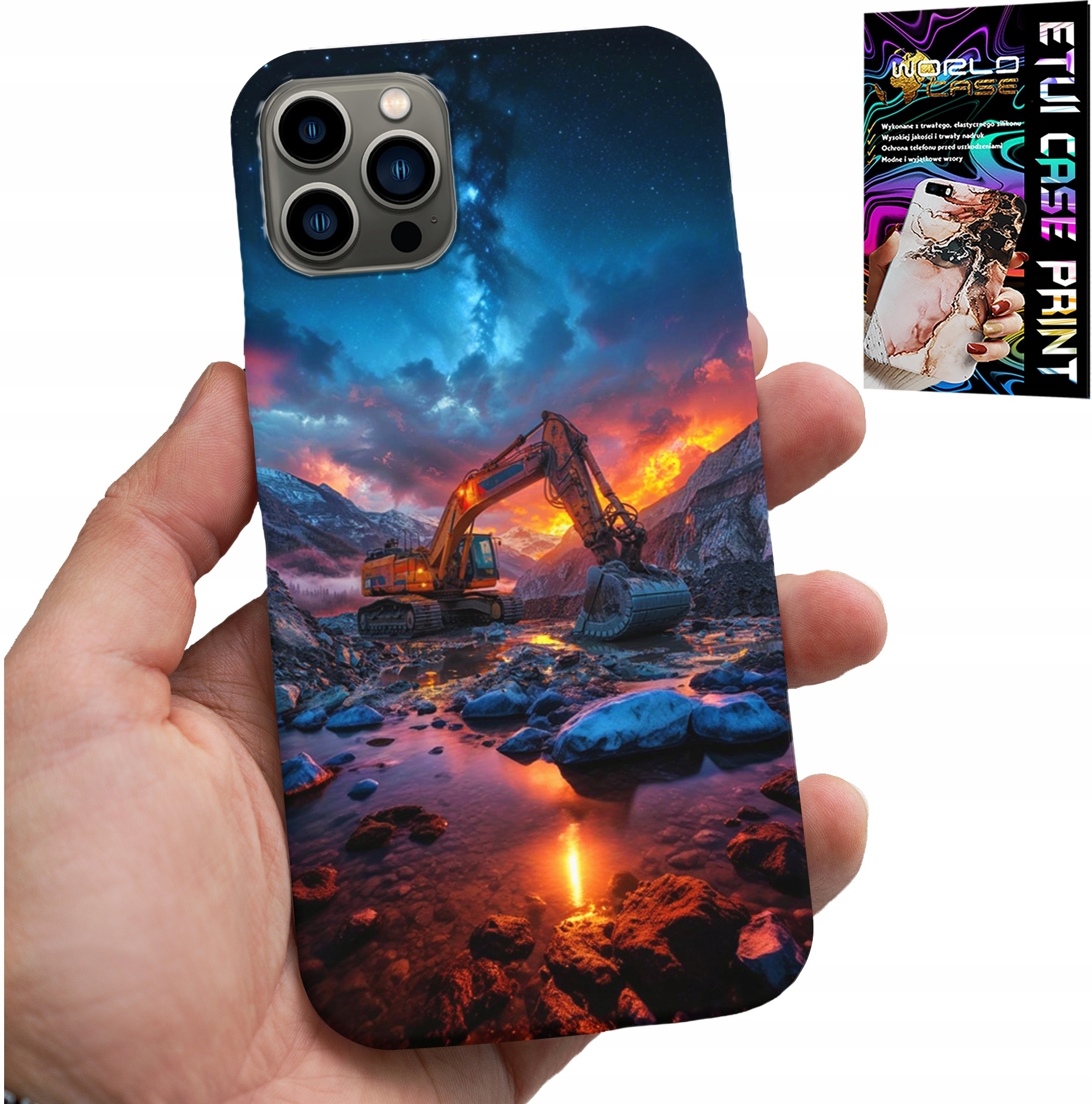 ETUI DO IPHONE 11 PRO MAX - TRAKTOR CIĄGNIK ROLNICZY FARMA UPRAWA