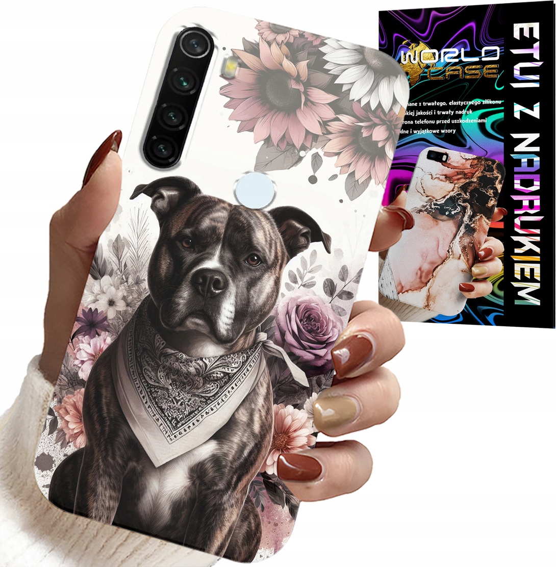 ETUI DO XIAOMI NOTE 8T - PITBULL GROŹNE PSY FUTERAŁ PLECKI CASE