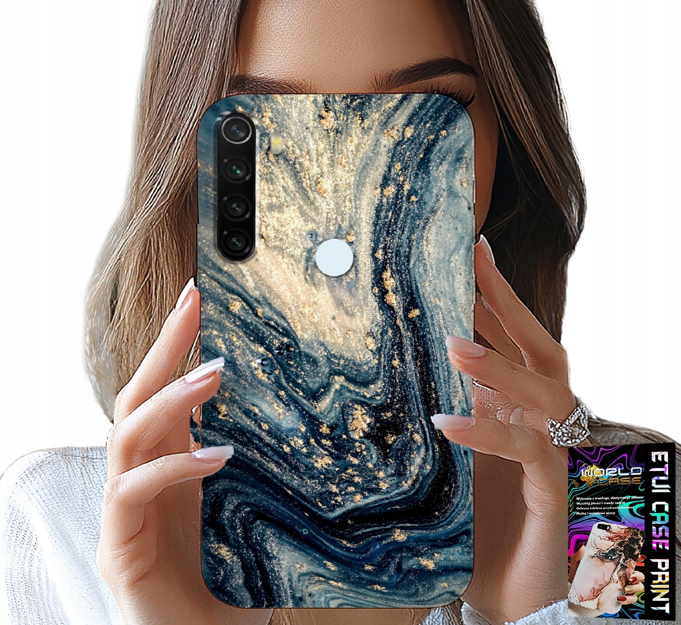 ETUI DO XIAOMI NOTE 8T - KAMIENNE ELEGANCKIE WZORY OBUDOWA CASE