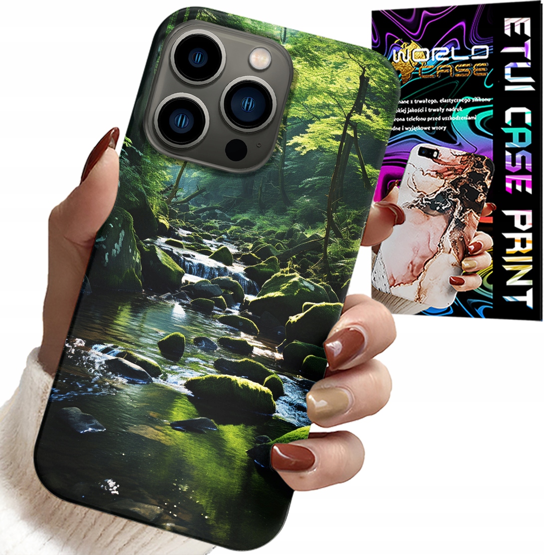ETUI DO IPHONE 16 PRO MAX - LAS RZEKA STRUMIEŃ PRZYRODA WIDOKI