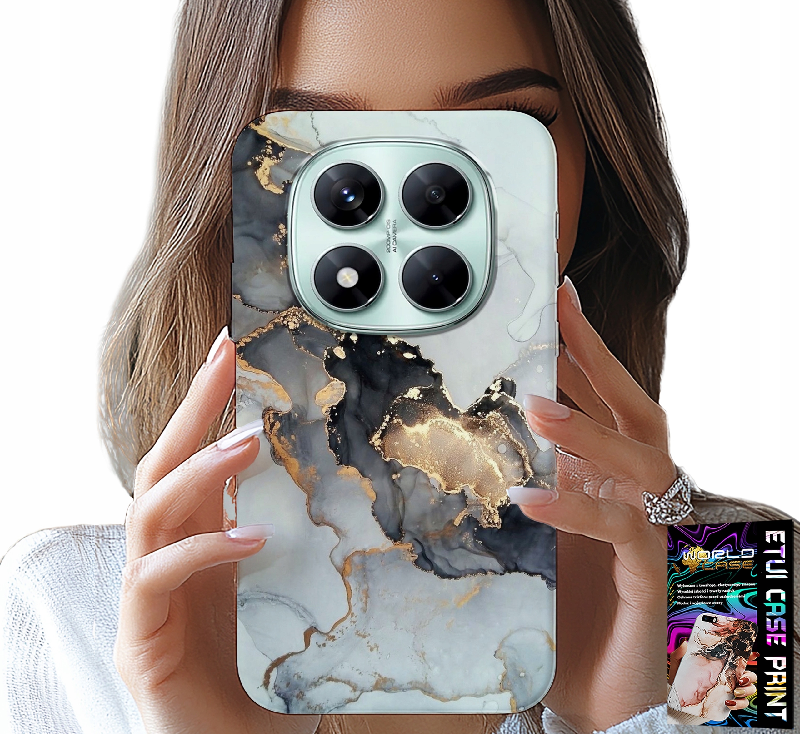 ETUI DO XIAOMI NOTE 14 PRO+ 5G - ELEGANCKI MARMUREK MODNE KOBIECE WZORY