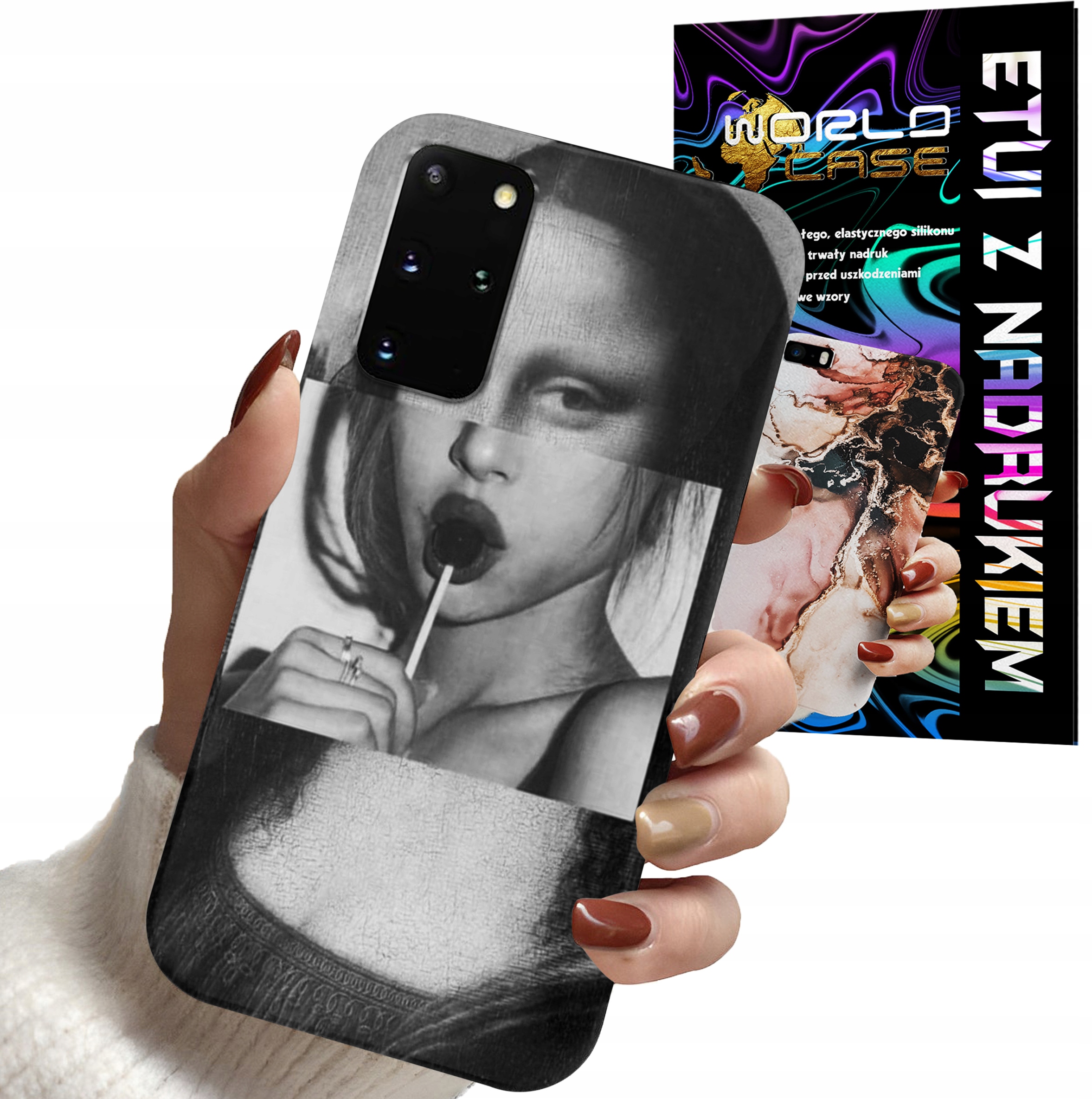 ETUI CASE DO SAMSUNG S20 PLUS - MONA LISA WZORY DLA KOBIET PLECKI OBUDOWA
