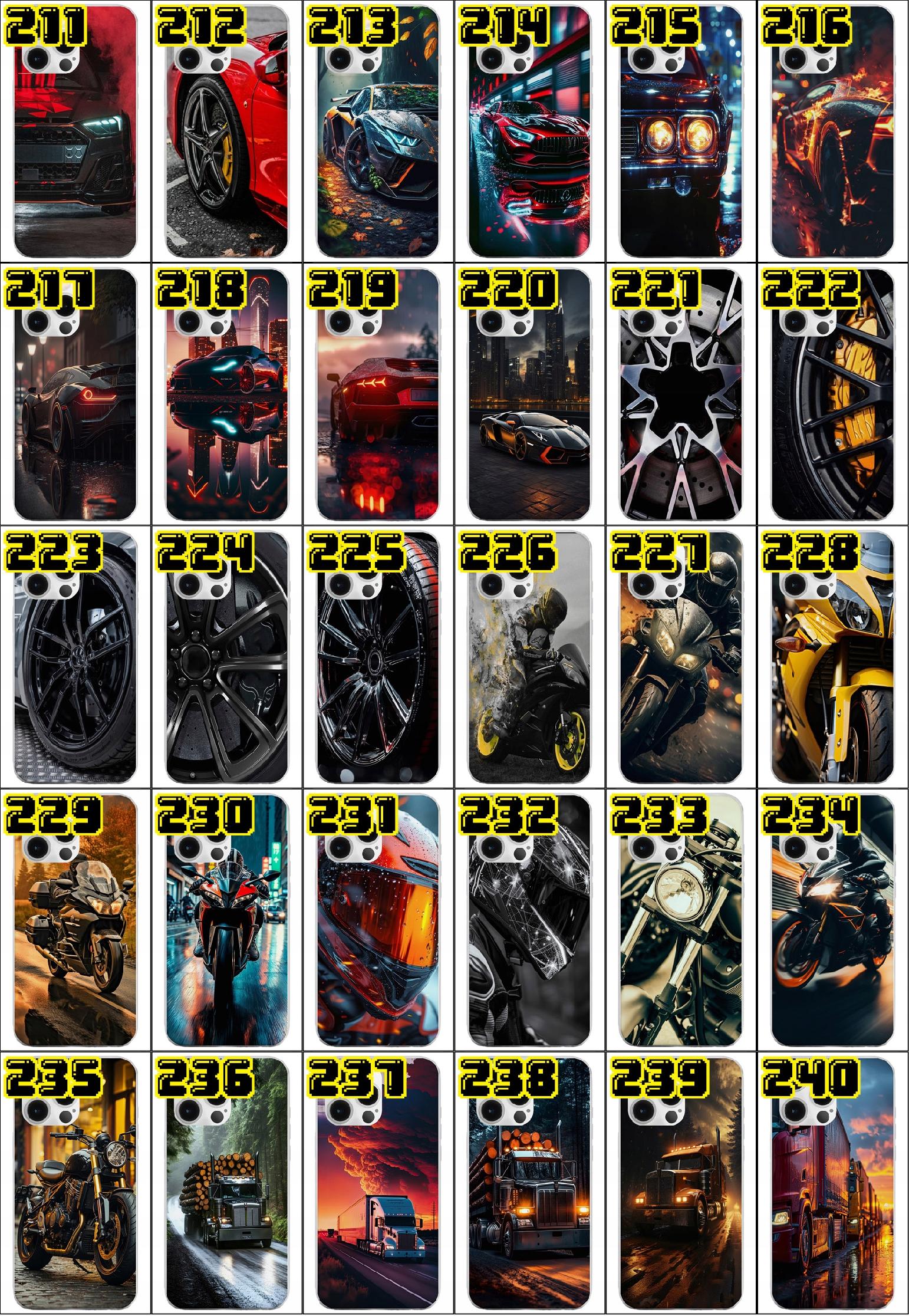 ETUI CASE SAMSUNG GALAXY S24 FE MOTOR KASK MOTOCYKLE FAN WZORY