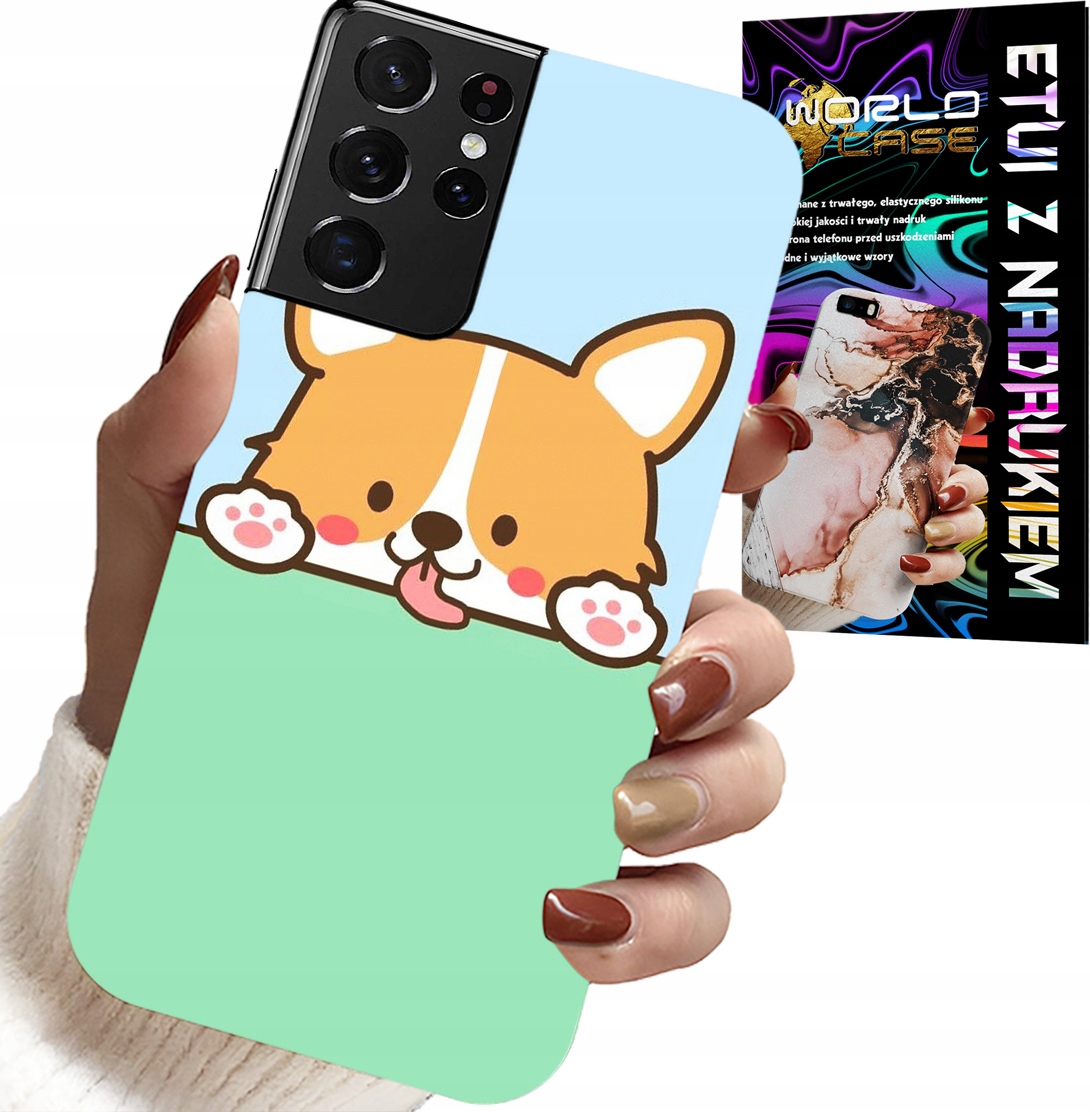 ETUI DO SAMSUNG GALAXY S21 Ultra - SŁODKI PIESEK WZORY Z BAJEK POKROWIEC