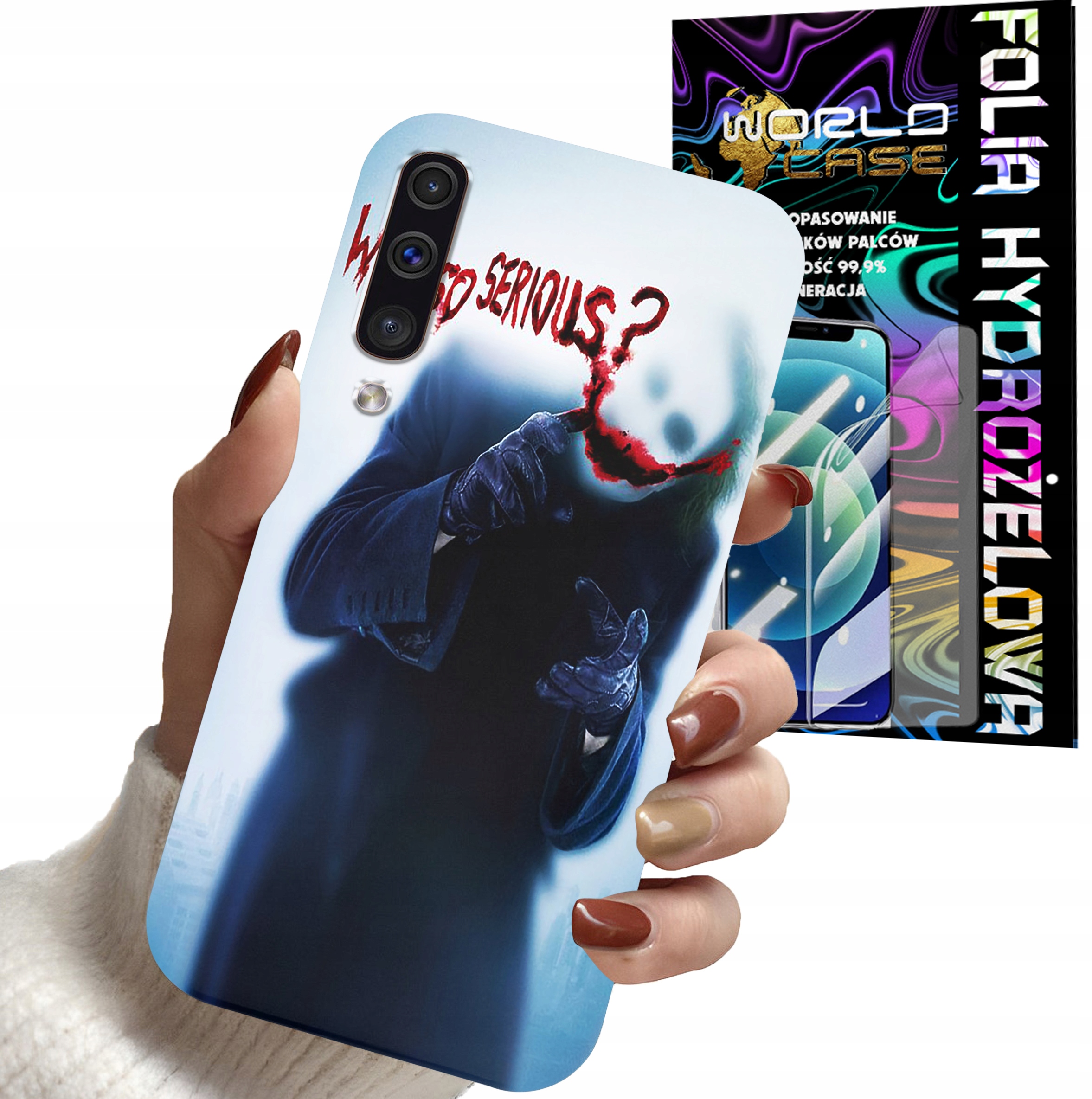 ETUI CASE DO SAMSUNG A70 - JOKER FILMY SERIALE OBUDOWA + FOLIA