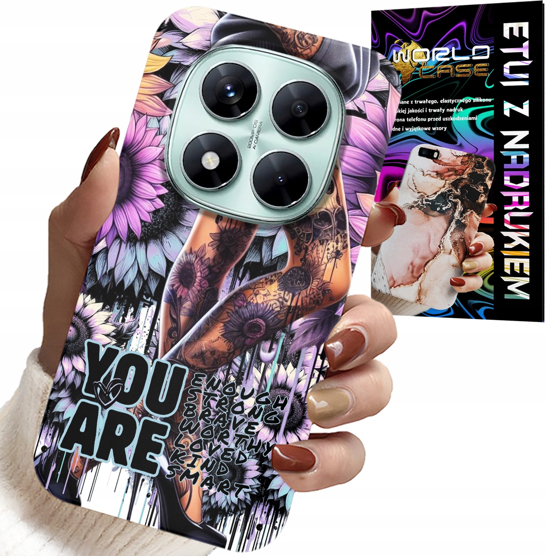 ETUI DO XIAOMI NOTE 14 PRO 5G - KOBIECE WZORY YOU ARE KOBIETA Z TATUAŻEM