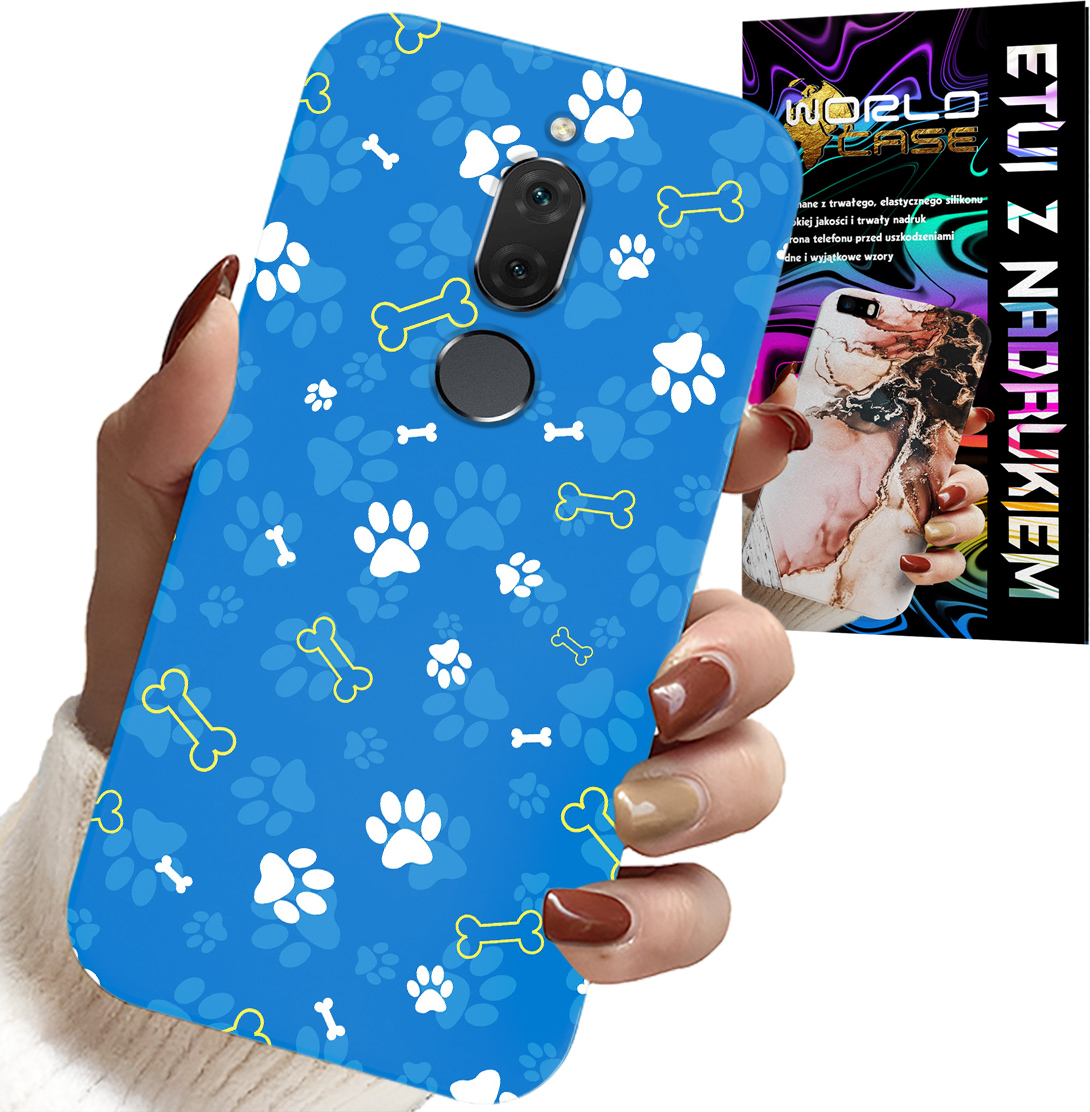 ETUI DO HUAWEI MATE 10 LITE - ŁAPKI KOŚCI PIES PATROL WZORY DLA DZIECI