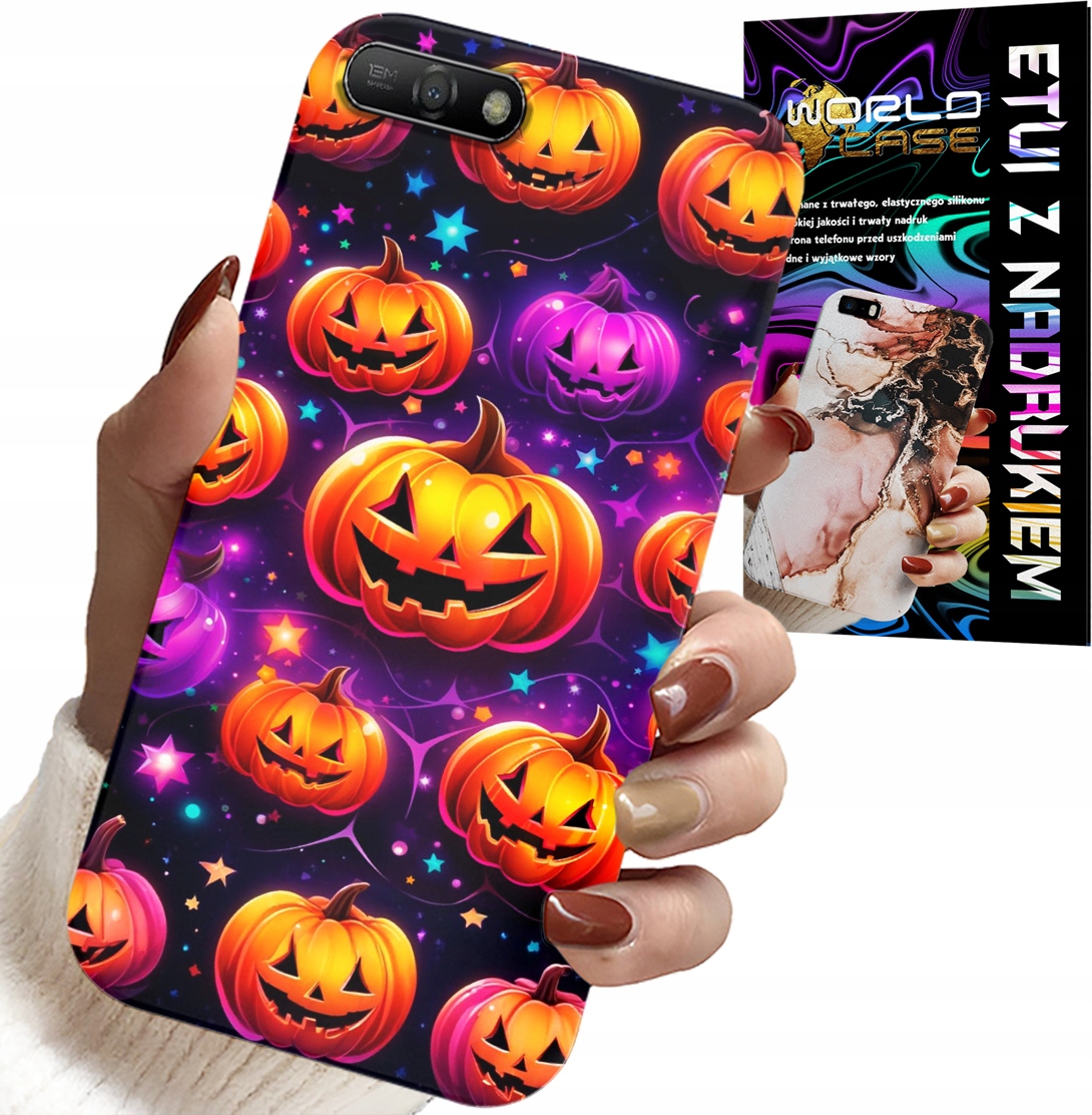 ETUI DO HUAWEI Y6 2018 - HALLOWEEN, SALEM, STRASZNE DYNIE, WZORY