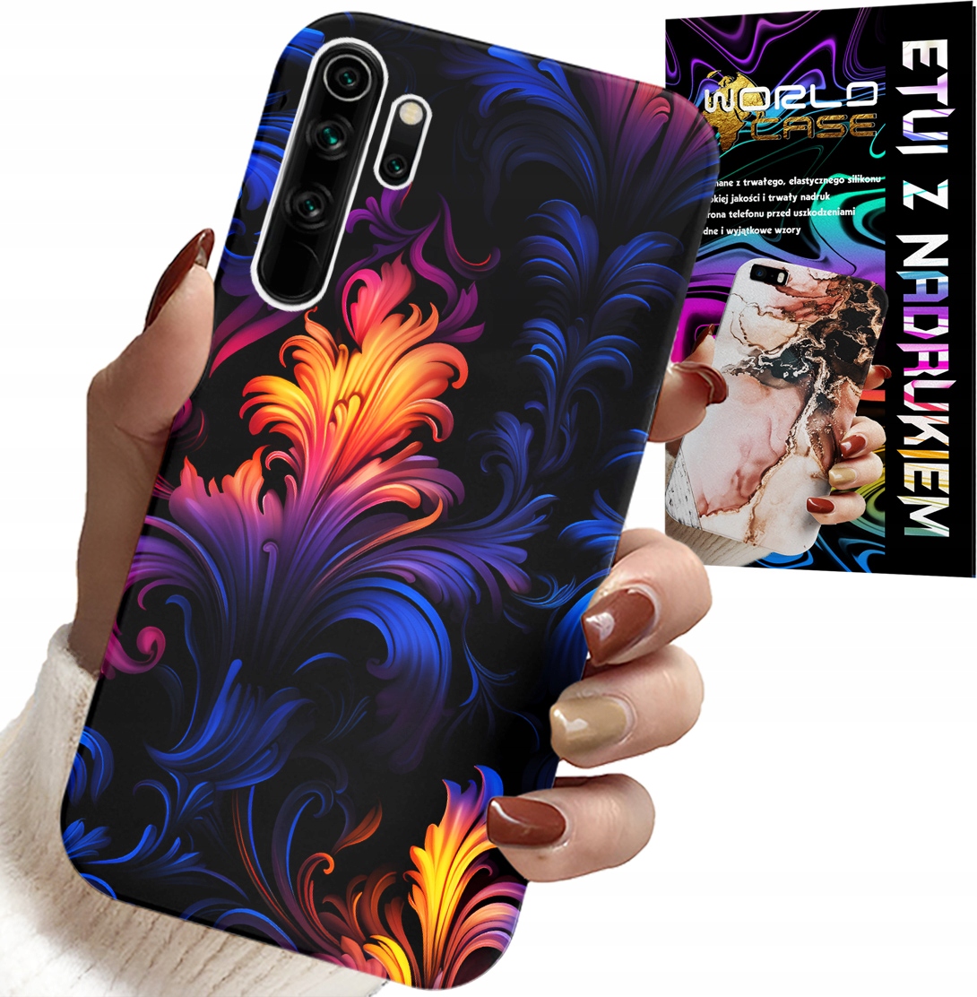 ETUI DO XIAOMI NOTE 8 - ABSTRAKCYJNE KOLOROWE WZORY + FOLIA