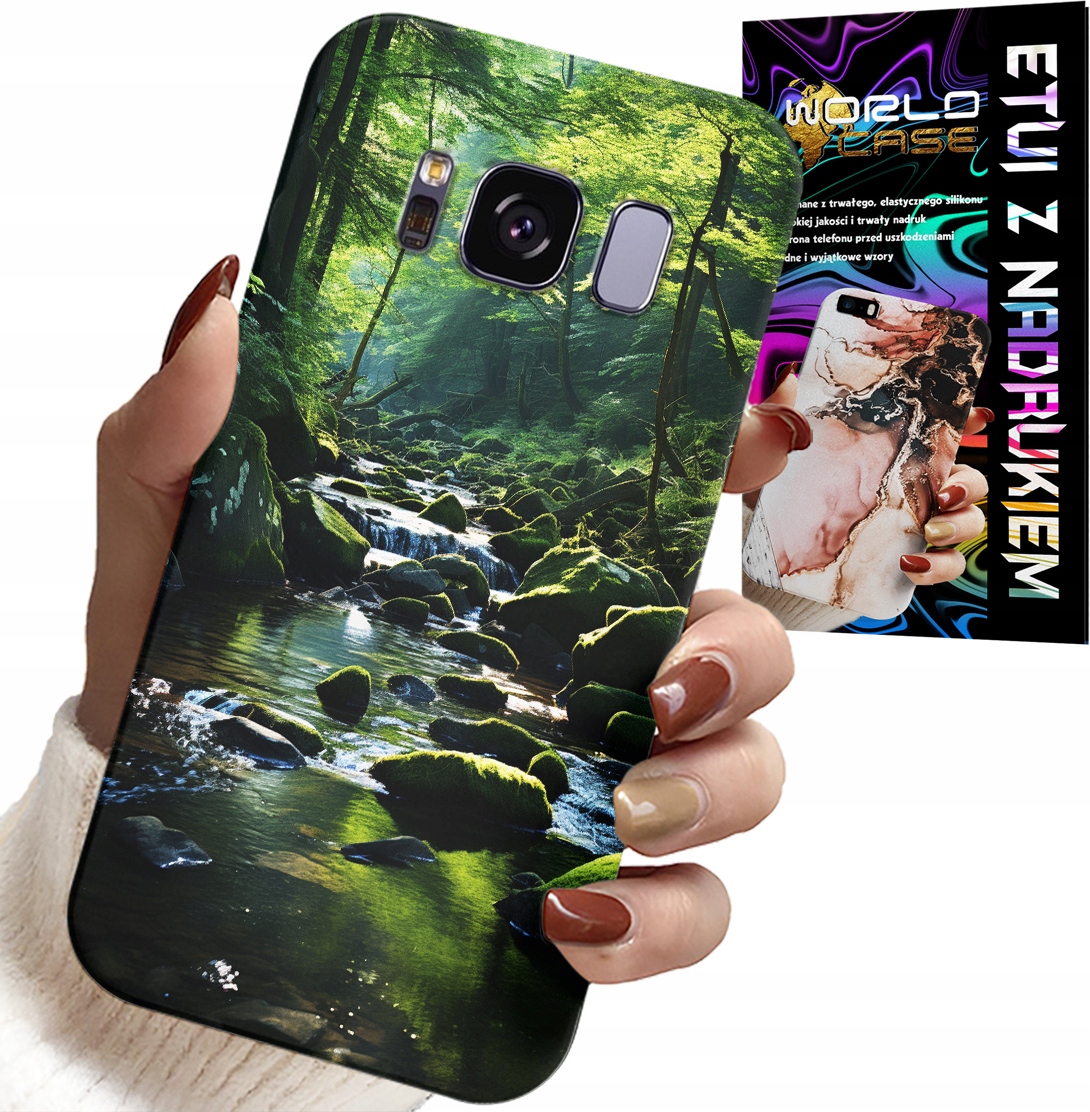 ETUI DO SAMSUNG GALAXY S8 - LAS RZEKA STRUMIEŃ PRZYRODA WIDOKI