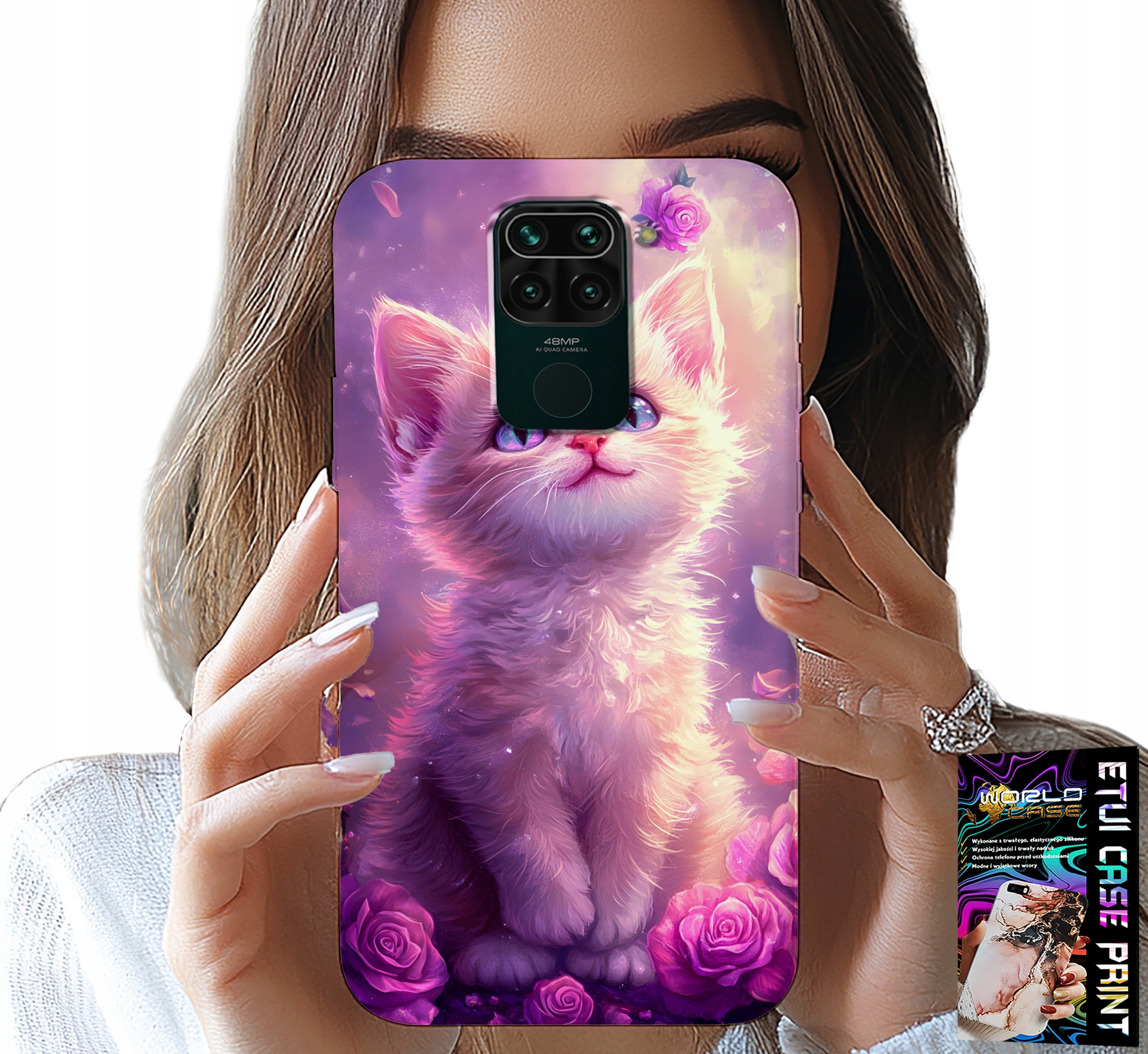 ETUI DO XIAOMI NOTE 9 - SŁODKI KOTEK, KOT, WZORY ZE ZWIERZĘTAMI