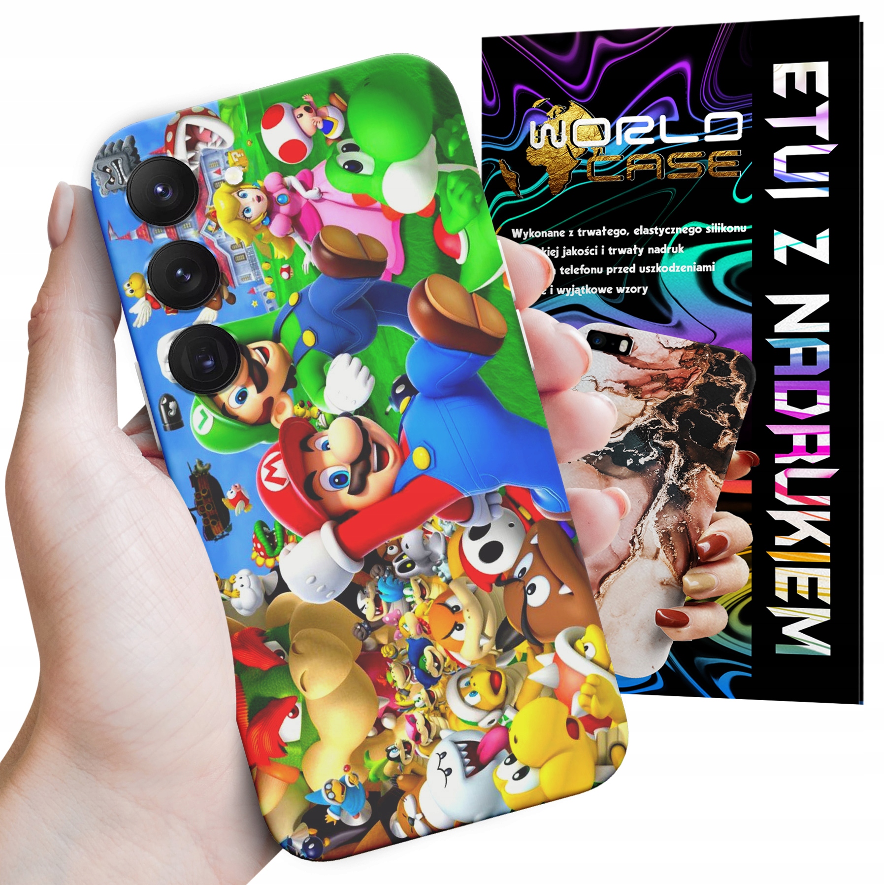 ETUI CASE DO SAMSUNG S23 PLUS - SUPER MARIO BROS BAJKI WZORY WYBÓR