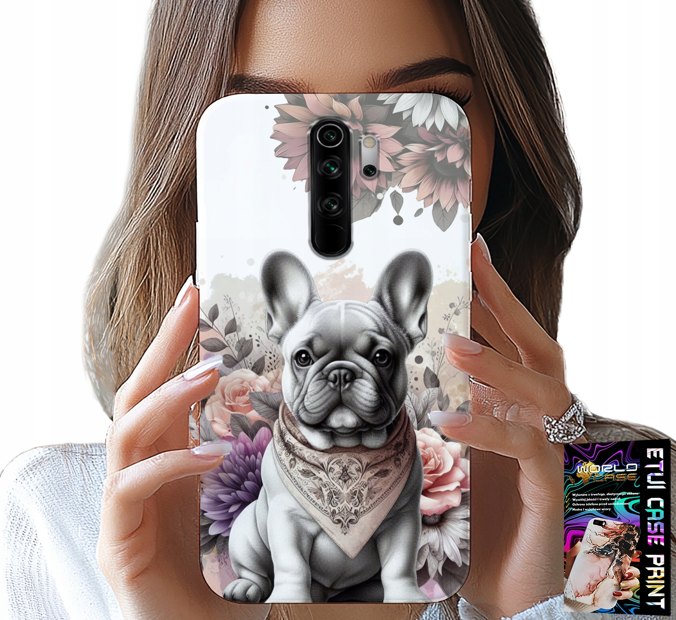 ETUI DO XIAOMI NOTE 8 PRO - BULDOG BULDOGI PIESKI RASY PSÓW PLECKI