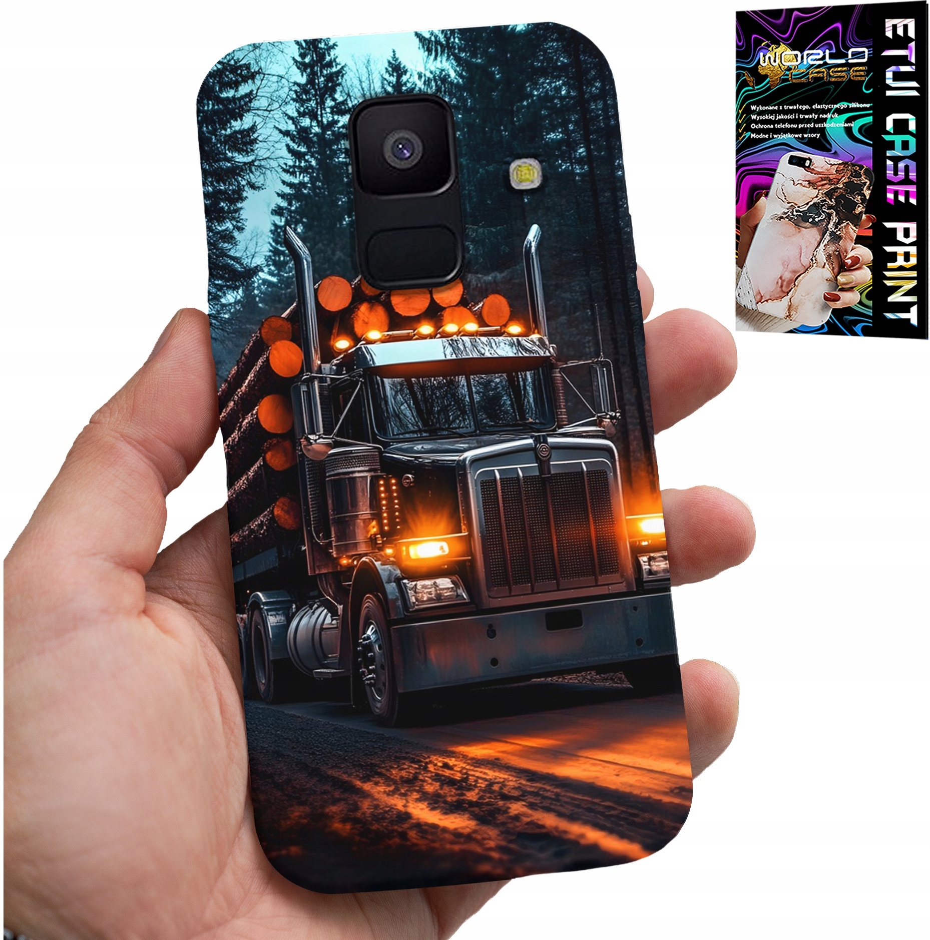 ETUI DO SAMSUNG A6 2018 - TIR POJAZD CIĘŻAROWY PLECKI OBUDOWA CASE