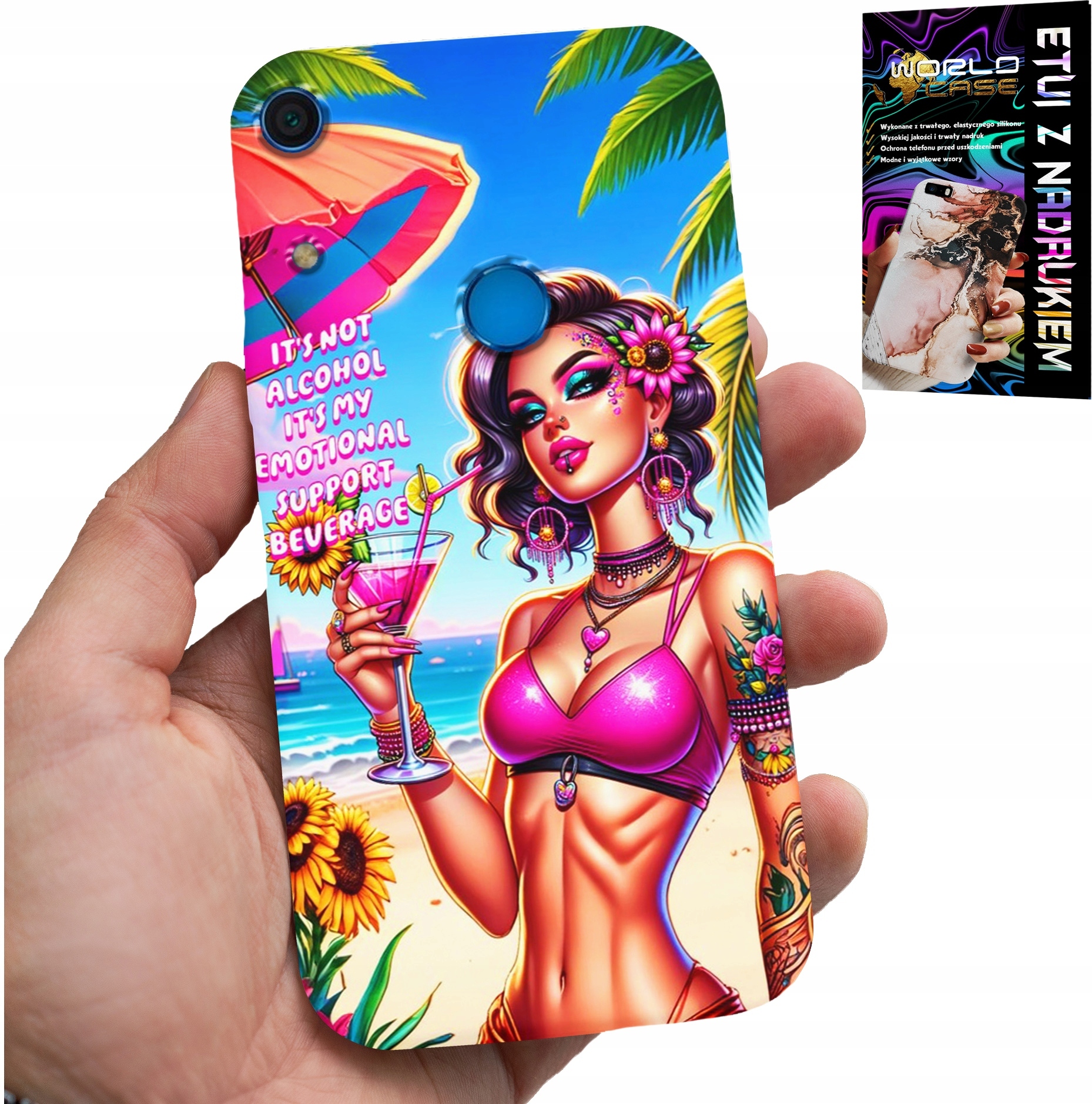 ETUI DO HUAWEI Y6S - IT'S NOT ALCOHOL IT'S MY EMOTIONAL CASE