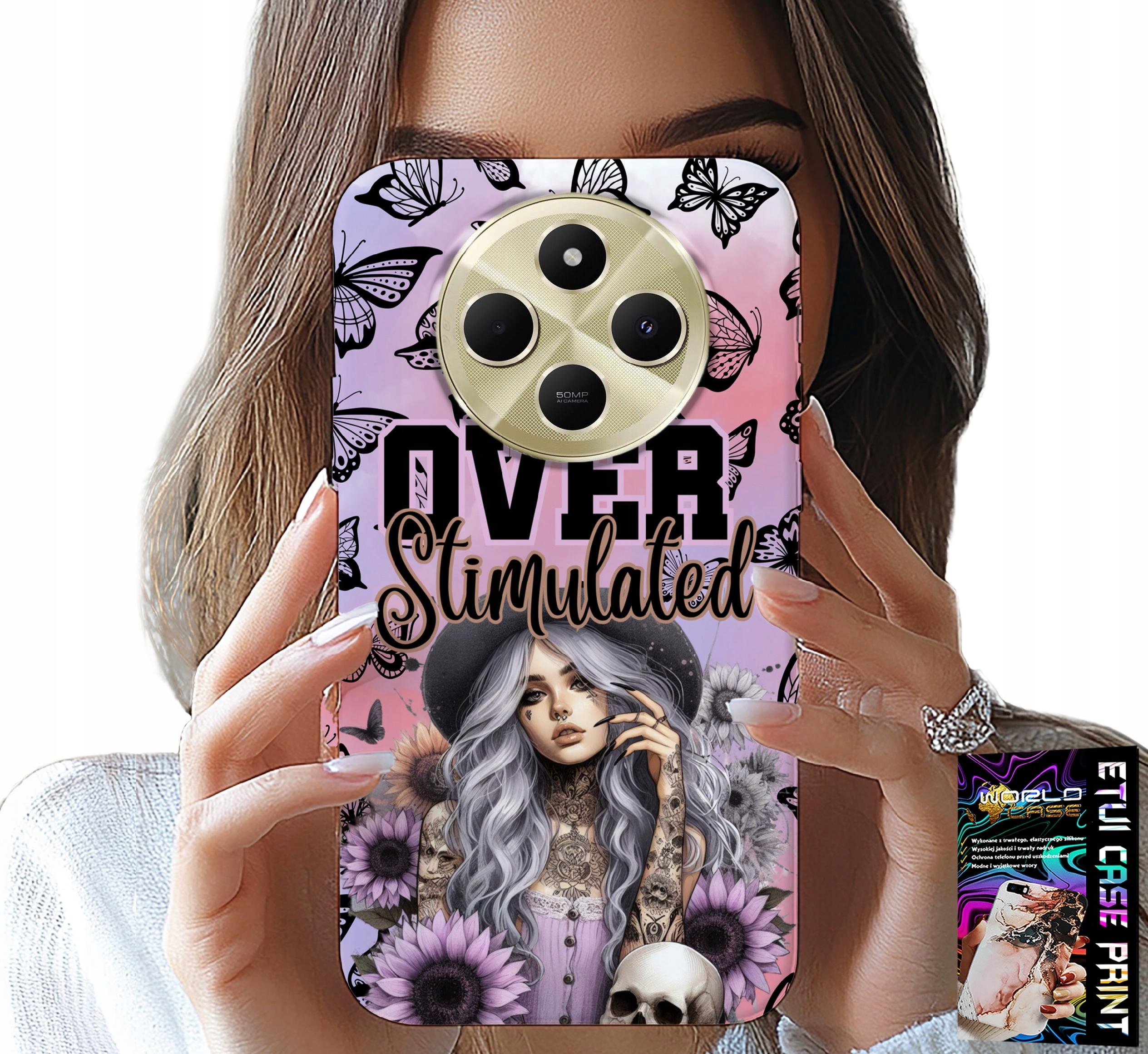 ETUI DO XIAOMI REDMI 14C 4G - OVER STIMULATED, NASTOLETNIE WZORY, CASE