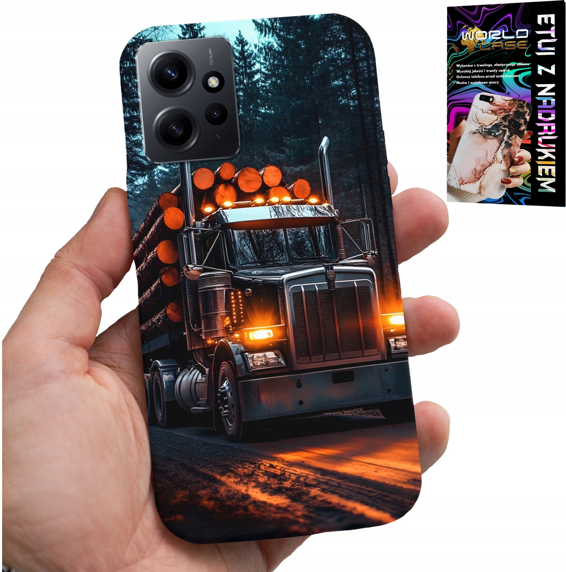 ETUI DO XIAOMI NOTE 12 4G - TIR POJAZD CIĘŻAROWY PLECKI OBUDOWA CASE