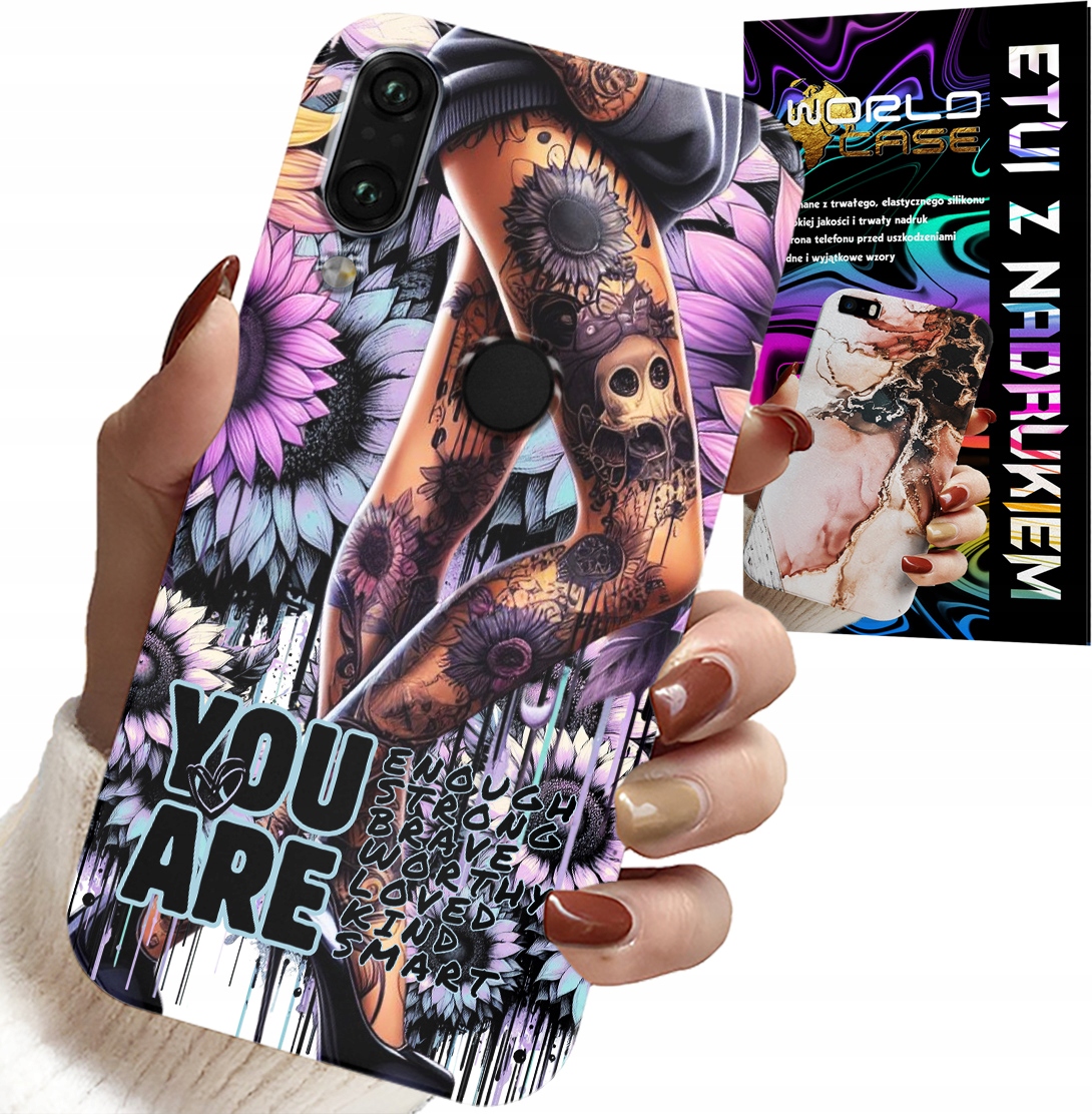 ETUI DO XIAOMI NOTE 7 - KOBIECE WZORY YOU ARE KOBIETA Z TATUAŻEM