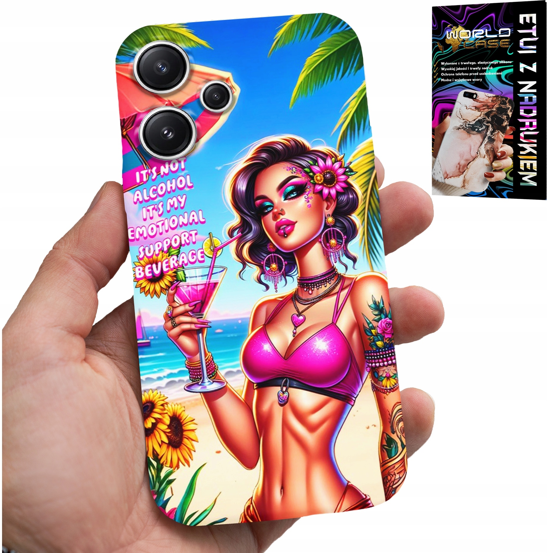 ETUI DO XIAOMI NOTE 13 PRO+ - IT'S NOT ALCOHOL IT'S MY EMOTIONAL CASE