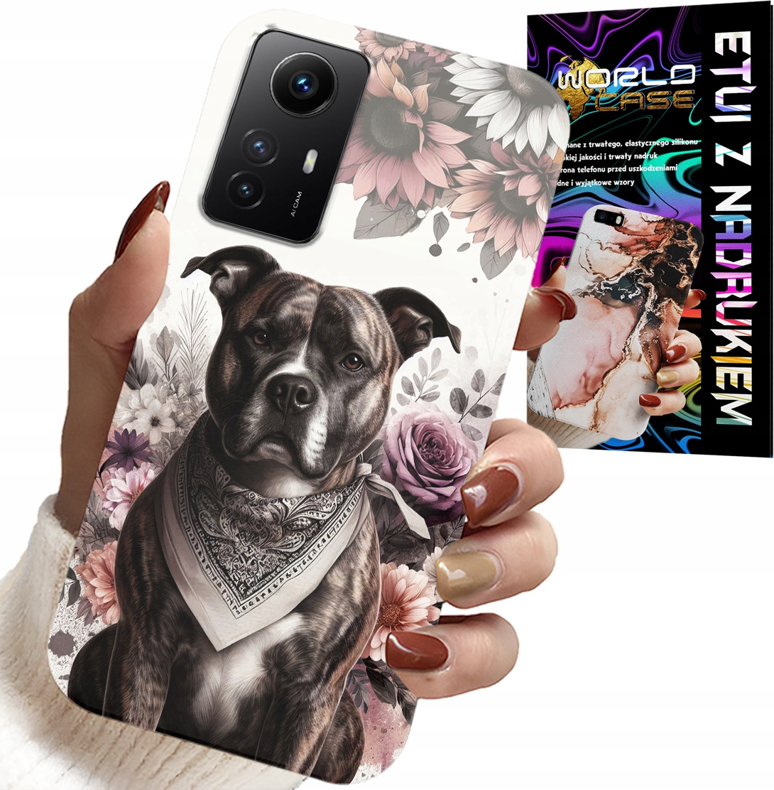 ETUI DO XIAOMI NOTE 12S 4G - PITBULL GROŹNE PSY FUTERAŁ PLECKI CASE