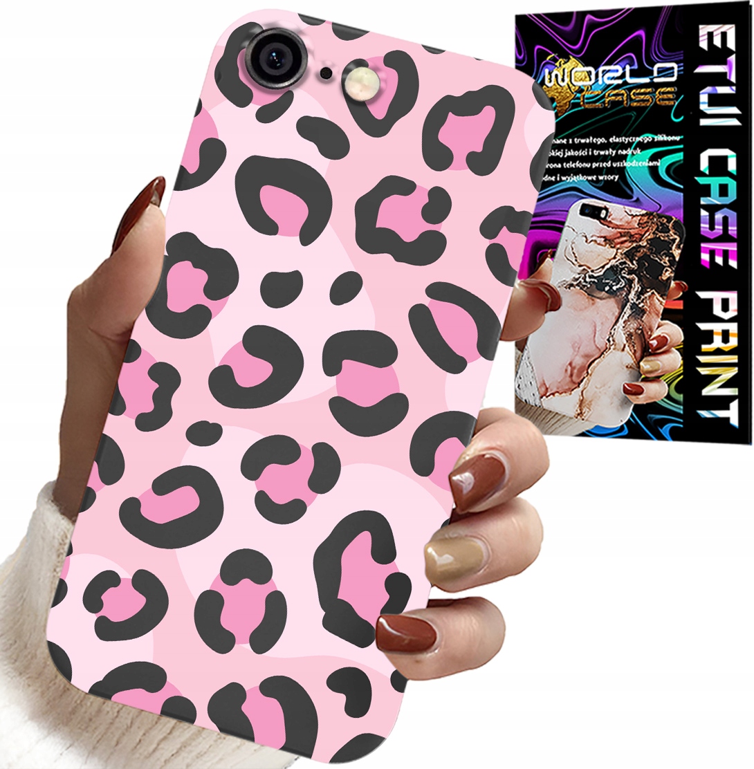 ETUI DO IPHONE 6 / 6S - RÓŻOWA PANTERKA PANTERA KOBIECE WZORY