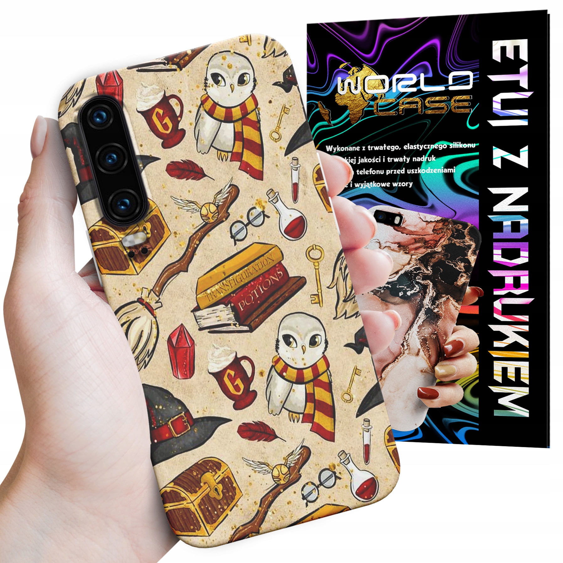 ETUI CASE DO SAMSUNG A70 - POTTER WZORY WIELE WZORÓW DLA FANA MAGI