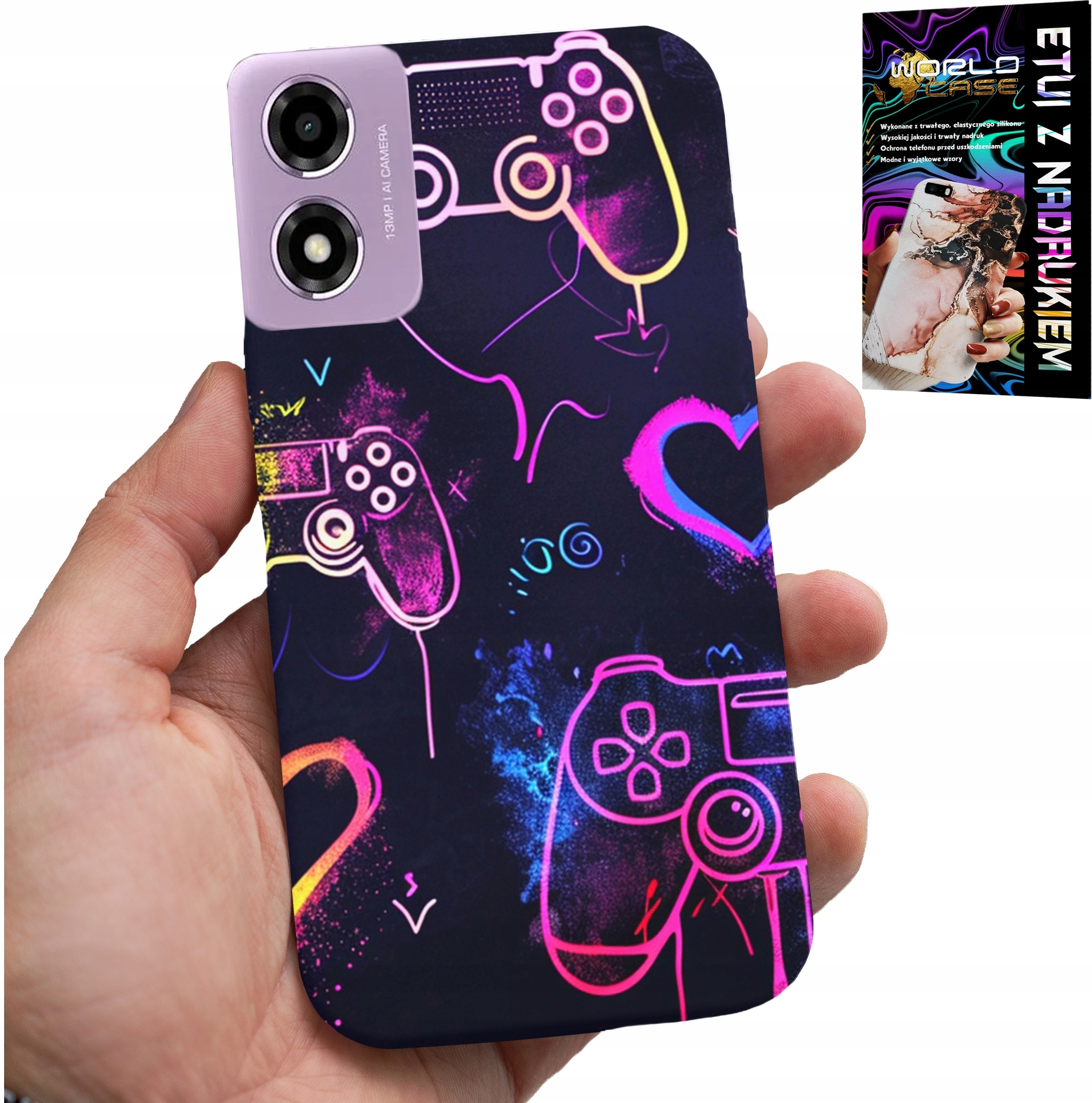 ETUI DO MOTOROLA MOTO E14 - CASE DLA GRACZA, GRA, WZORY DLA GAMERA