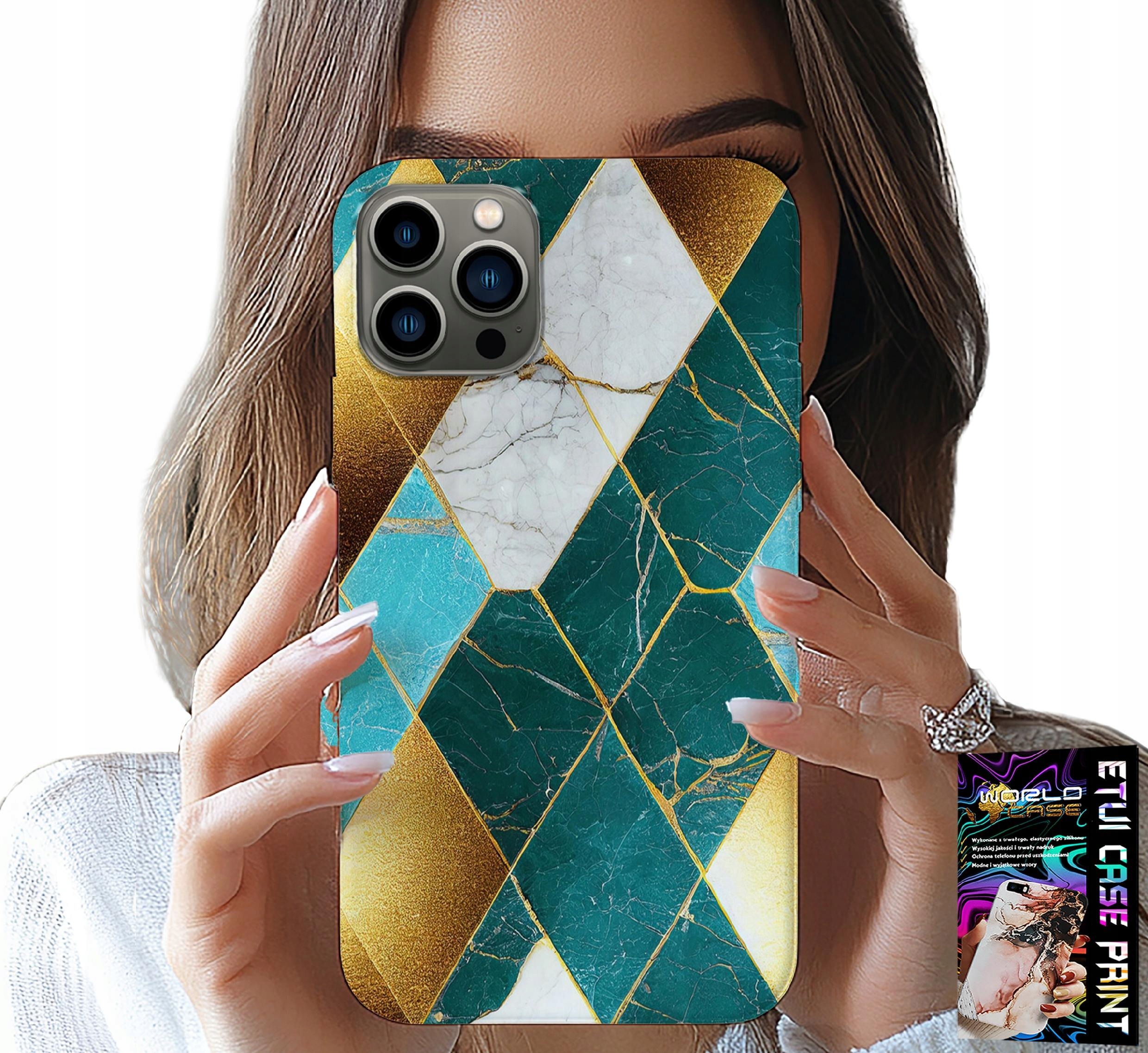 ETUI DO IPHONE 12 PRO MAX - ELEGANCKIE MODNE WZORY CASE + FOLIA