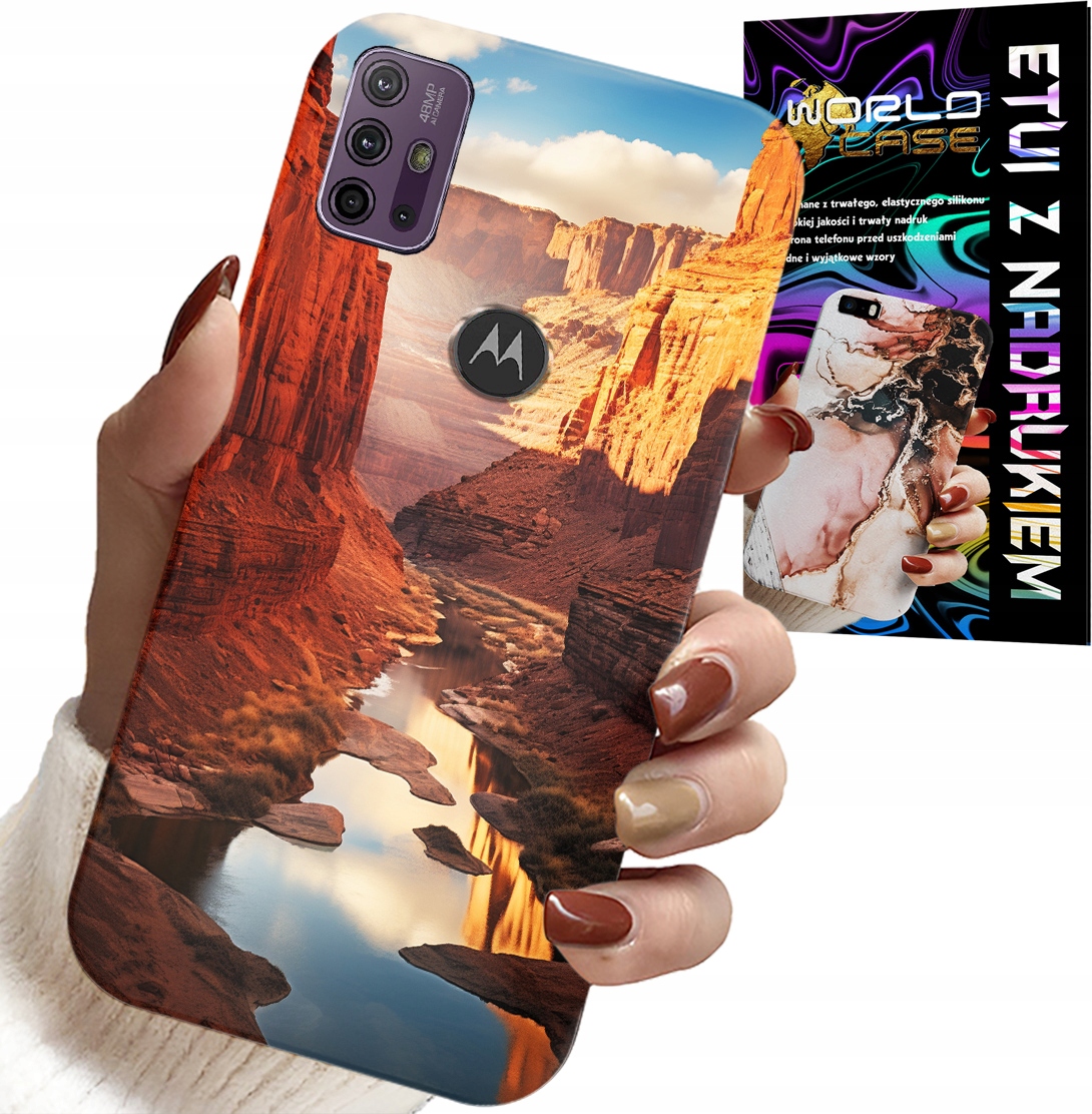 ETUI DO MOTOROLA MOTO G10 POWER - WIELKI KANION PUSTYNIA PIĘKNE WZORY CASE