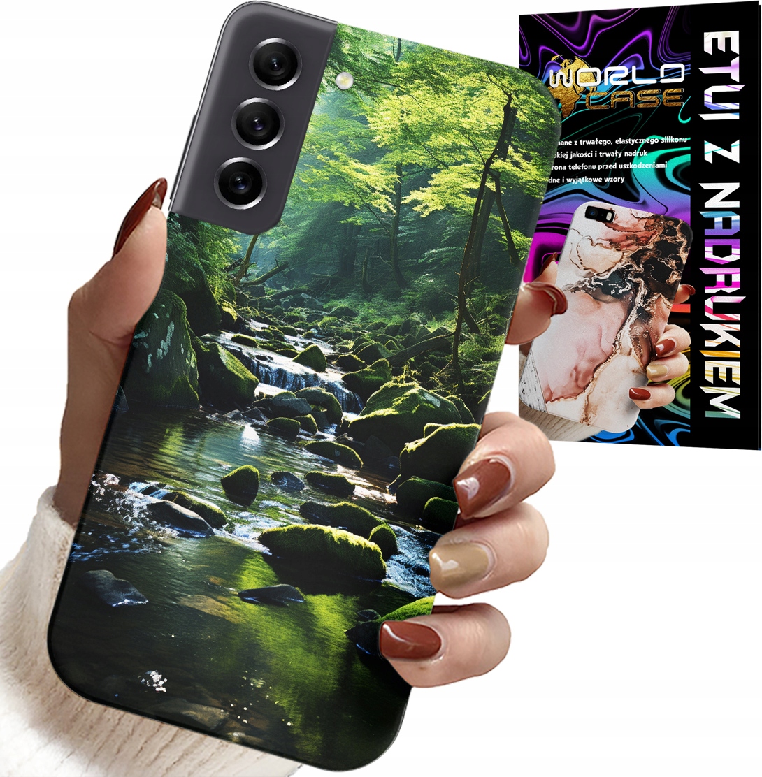 ETUI DO SAMSUNG GALAXY S22 PLUS - LAS RZEKA STRUMIEŃ PRZYRODA WIDOKI