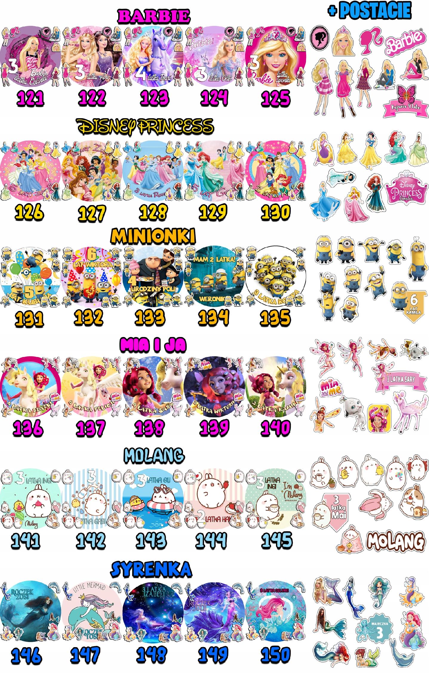 ZESTAW OPŁATEK NA TORT 20CM + 17 POSTACI - MMA HOBBY + IMIĘ 15CM 18CM