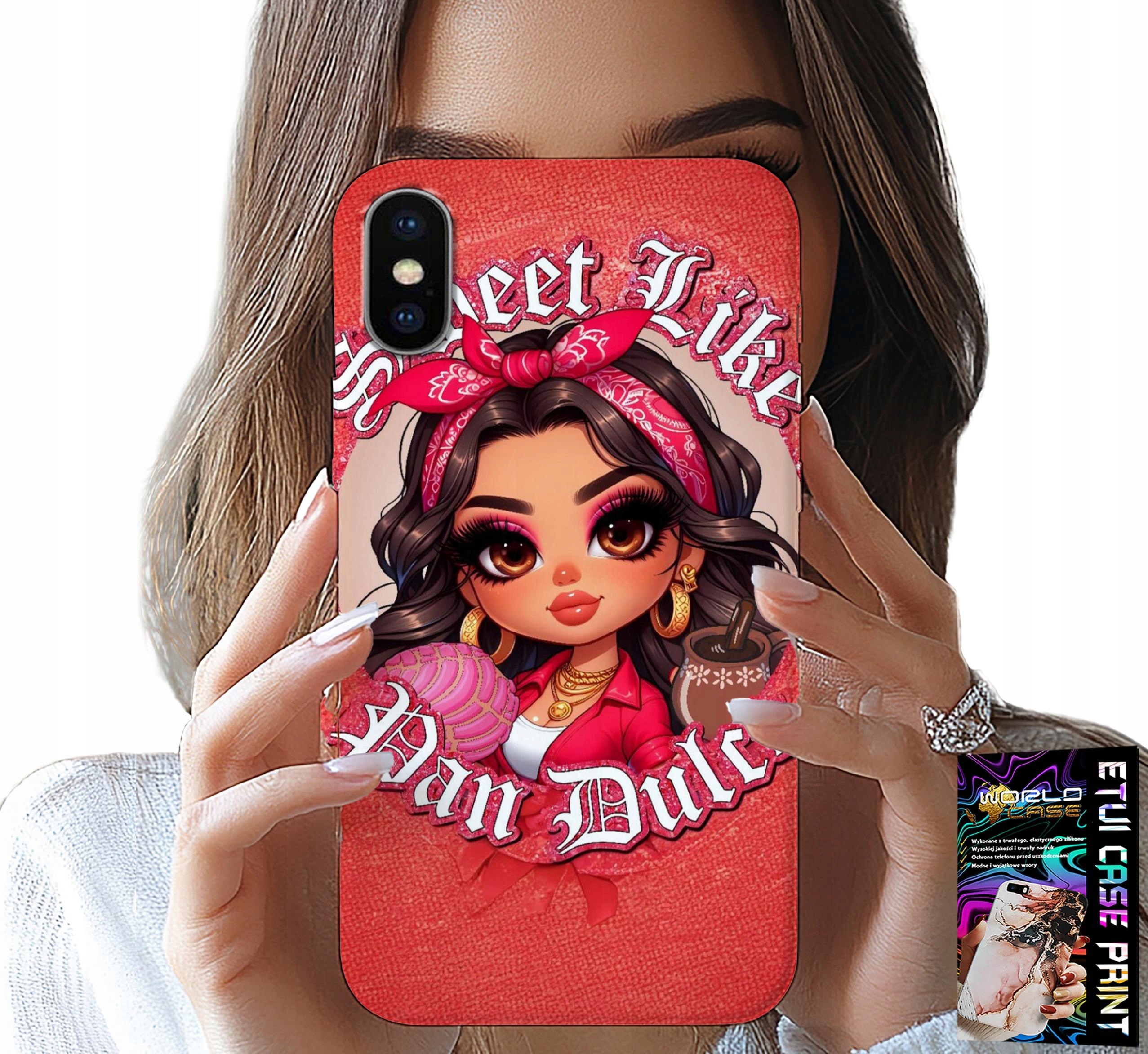 ETUI DO IPHONE XS MAX - SWEET LIKE MODNE LALECZKI DLA DZIEWCZYN