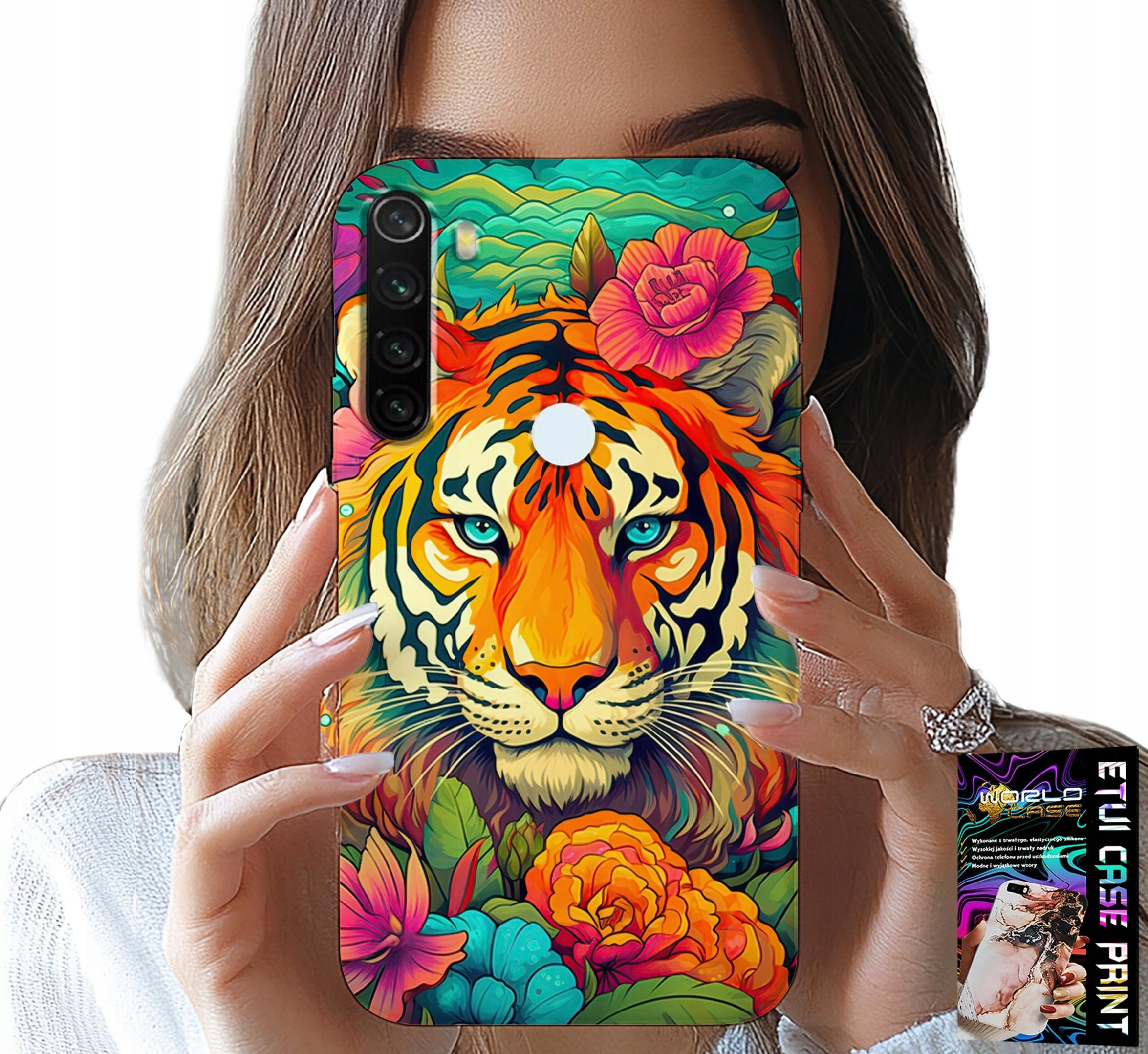 ETUI DO XIAOMI NOTE 8T - ZWIERZĘCE WZORY TYGRYS TYGRYSEK CASE