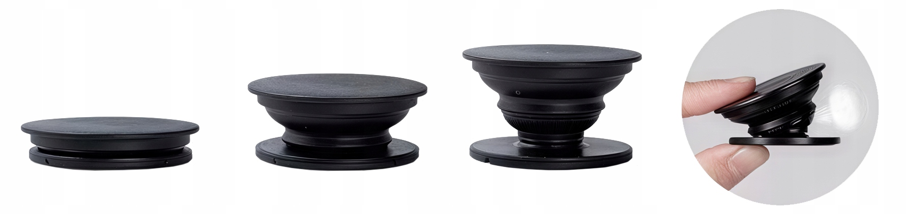 Uchwyt do telefonu Popsocket na palce/stojak WYSPY PALMY WODA BŁEKIT