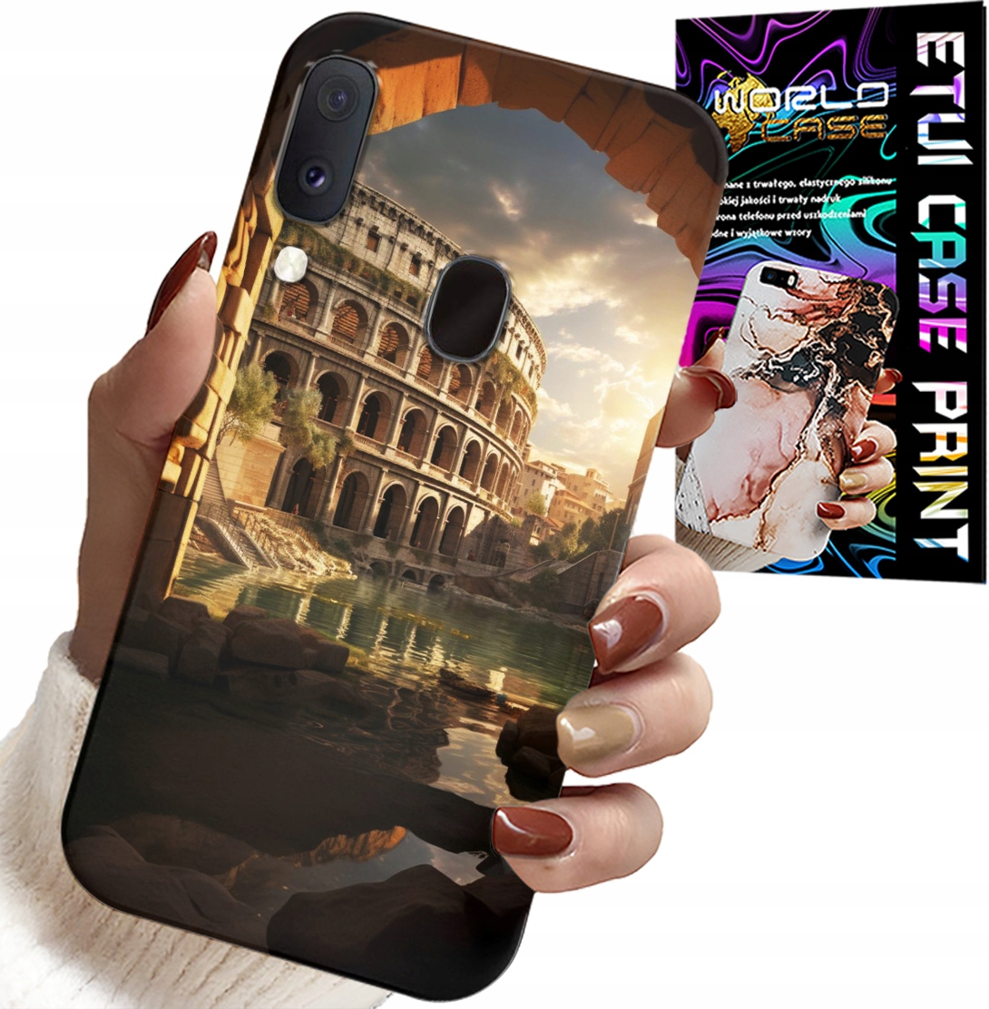 ETUI DO SAMSUNG GALAXY A20E - RZYM COLOSSEUM RZYMIANIE STAROŻYTNOŚĆ