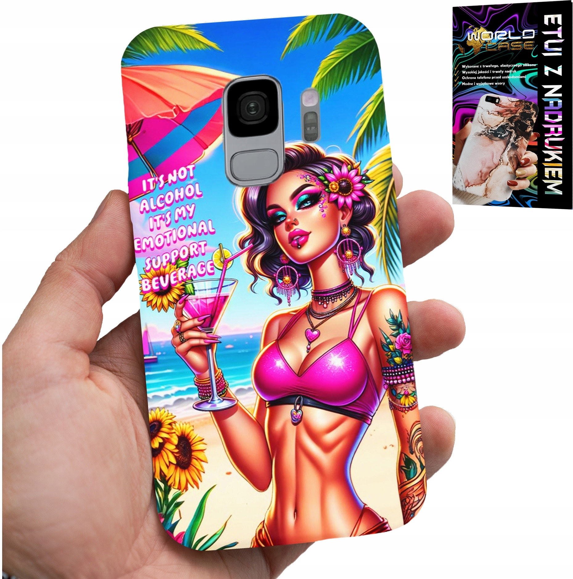 ETUI DO SAMSUNG GALAXY S9 - IT'S NOT ALCOHOL IT'S MY EMOTIONAL CASE