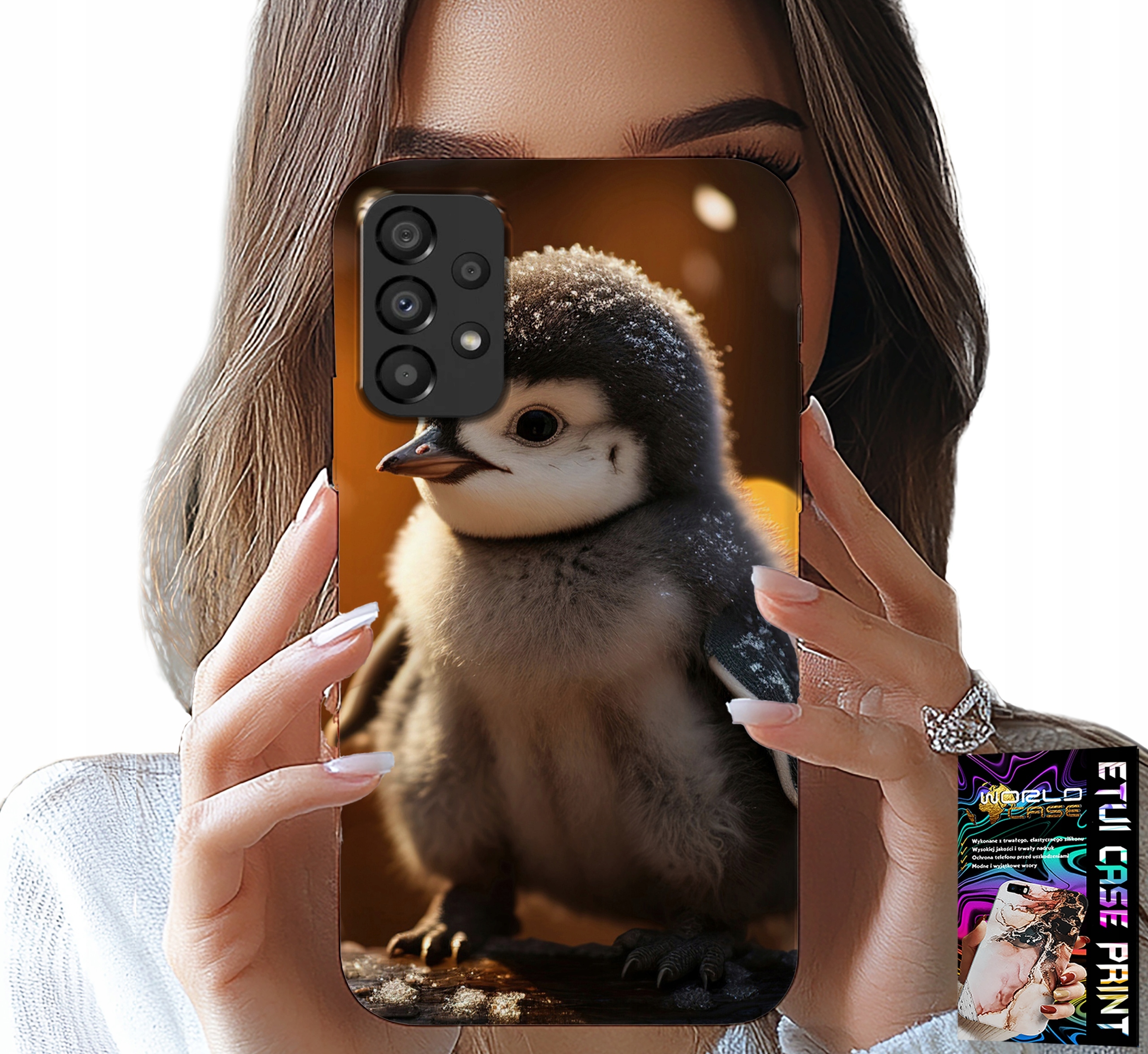 ETUI DO SAMSUNG A52 / A52S - SŁODKI PINGWIN, TUPTAK, MADAGASKAR WZORY