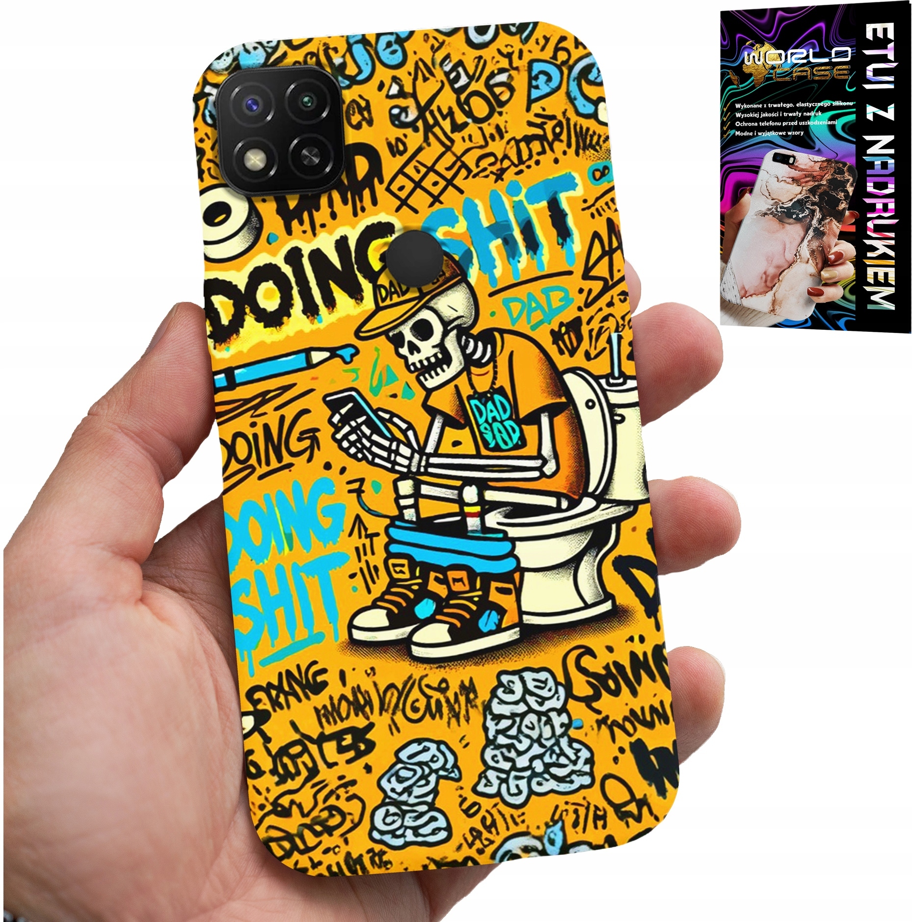 ETUI DO XIAOMI REDMI 9C - DOING SHIT KOŚCIOTRUP NA KIBLU CASE