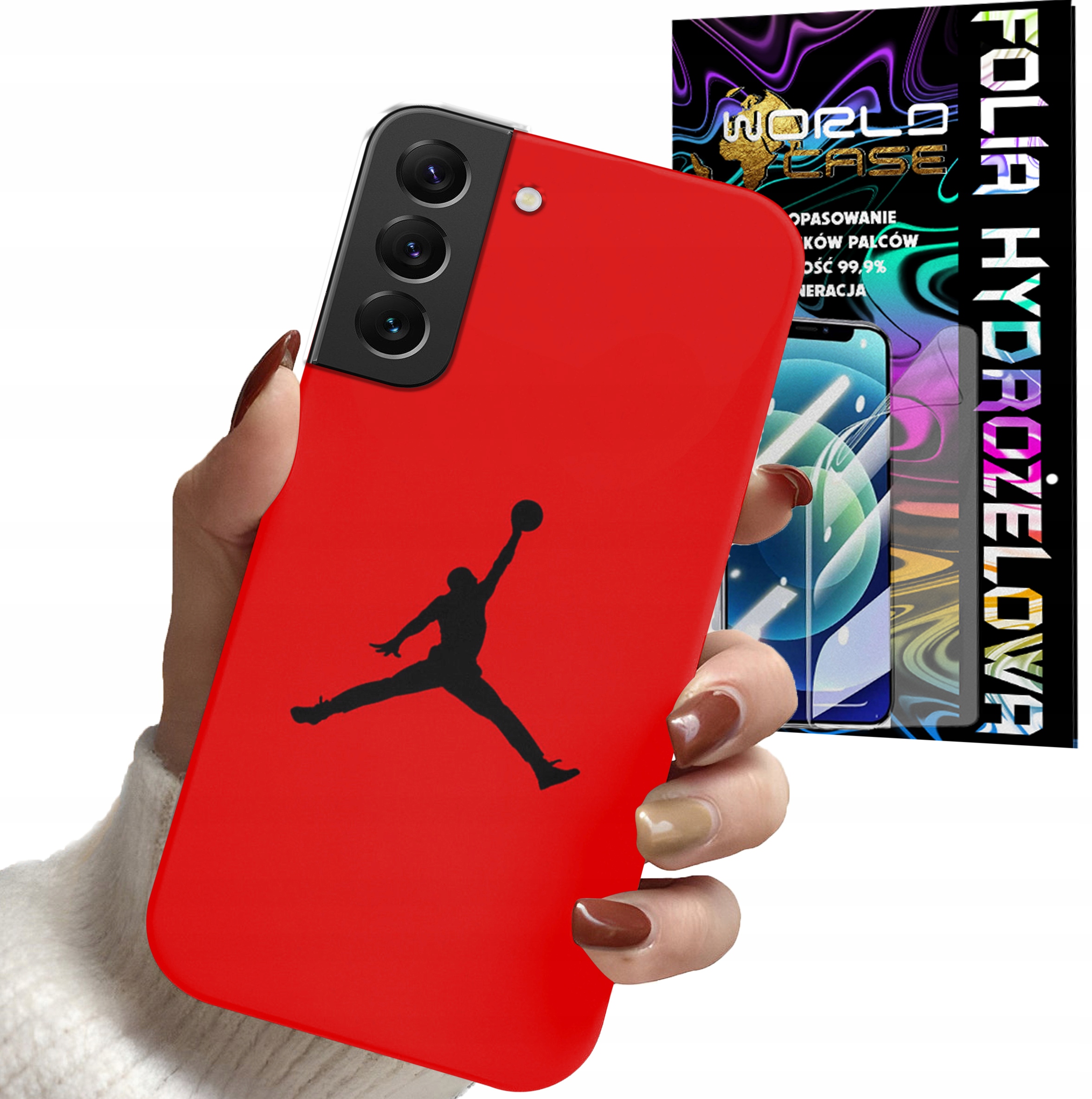 ETUI CASE DO SAMSUNG S22 - KOSZYKÓWKA WZORY DLA FANÓW NBA + FOLIA