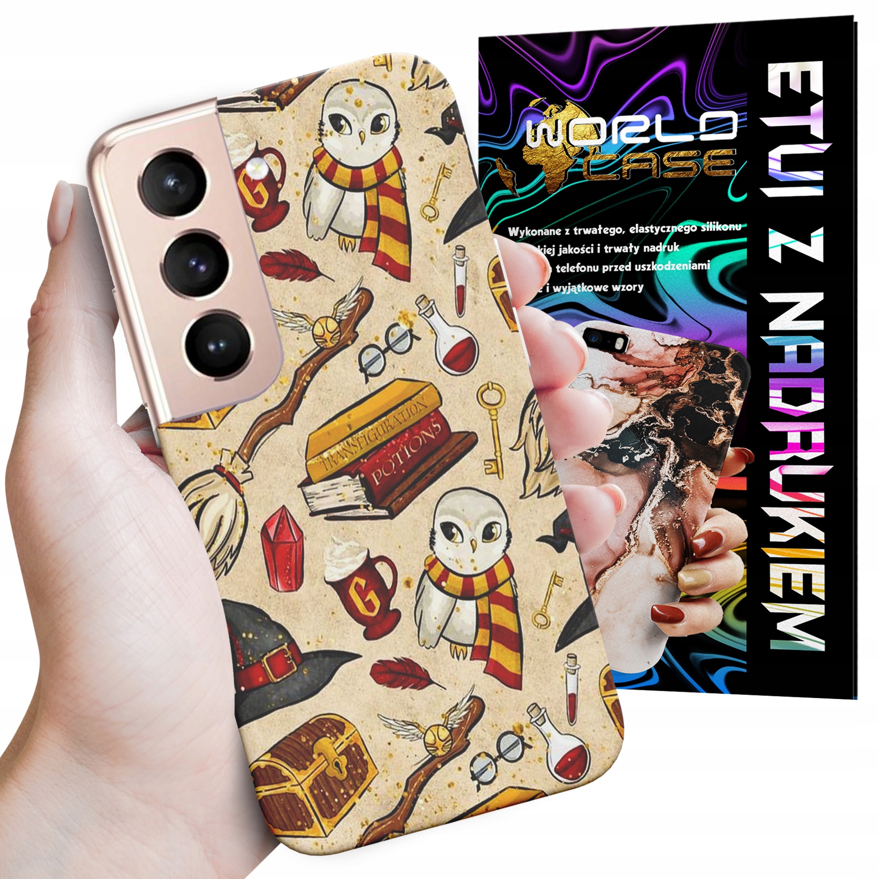 ETUI CASE DO SAMSUNG S21 - POTTER WZORY WIELE WZORÓW DLA FANA MAGI